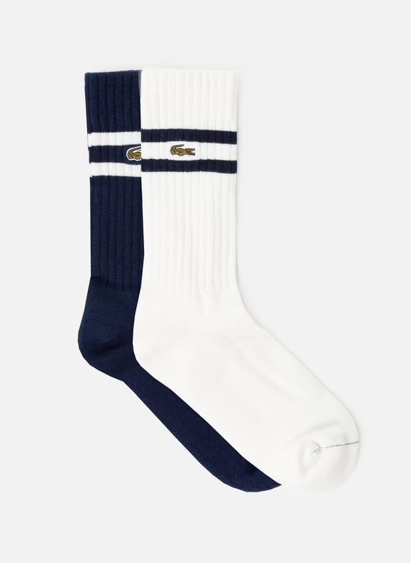 Lot de 2 paires de chaussettes épaisses Multicolore by LACOSTE LACOSTE Lot de 2 paires de chaussettes épaisses Multicolore