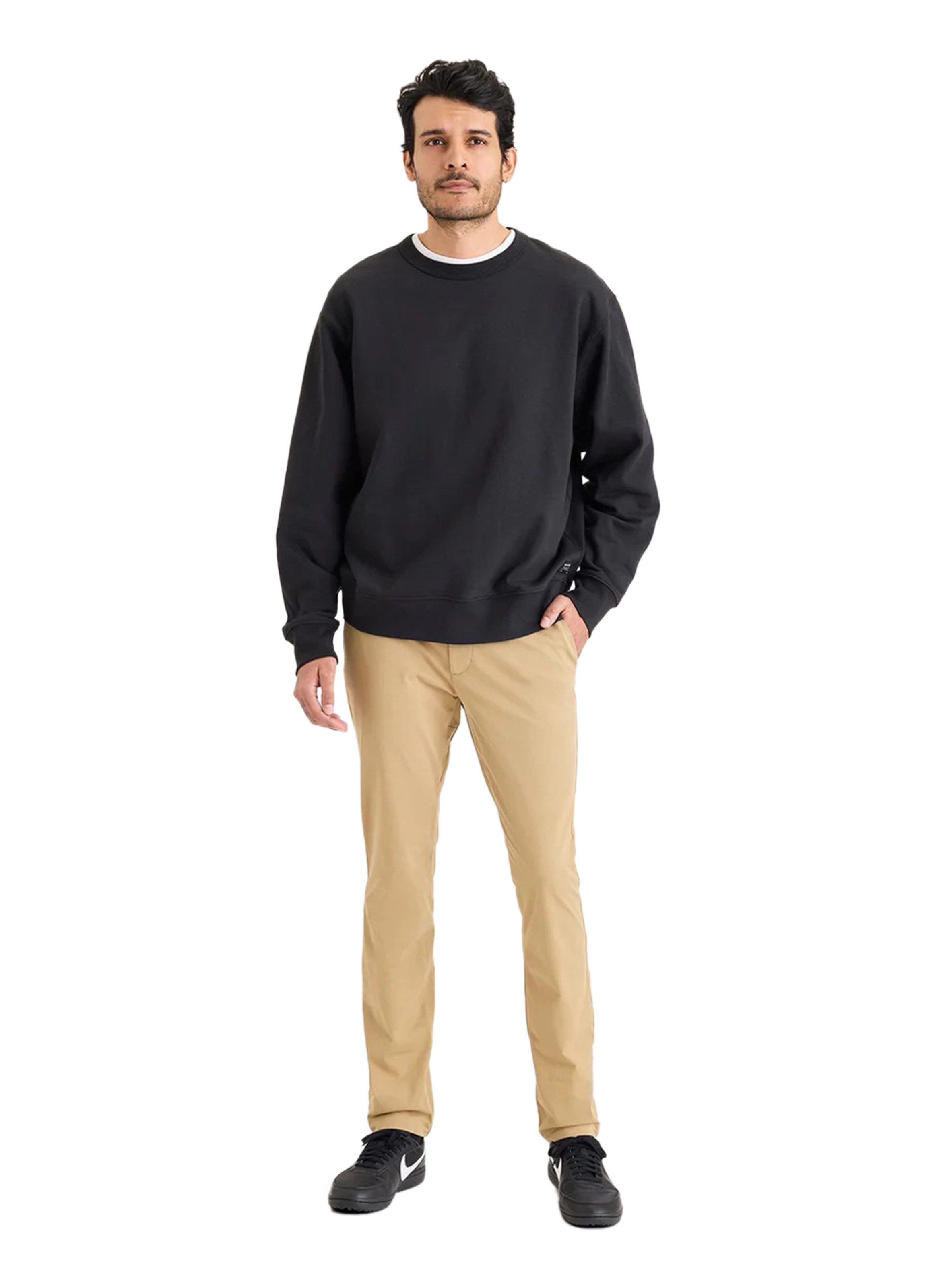 Cotton blend chino trousers  DOCKERS Beige