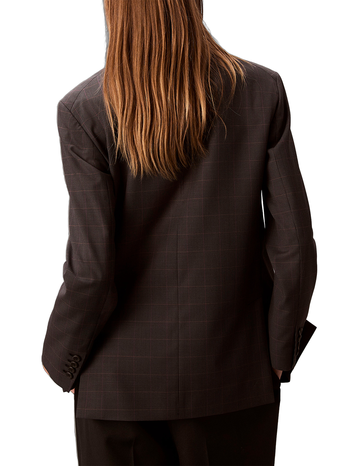 Blazer ample en laine mélangée  CALVIN KLEIN Multicolore