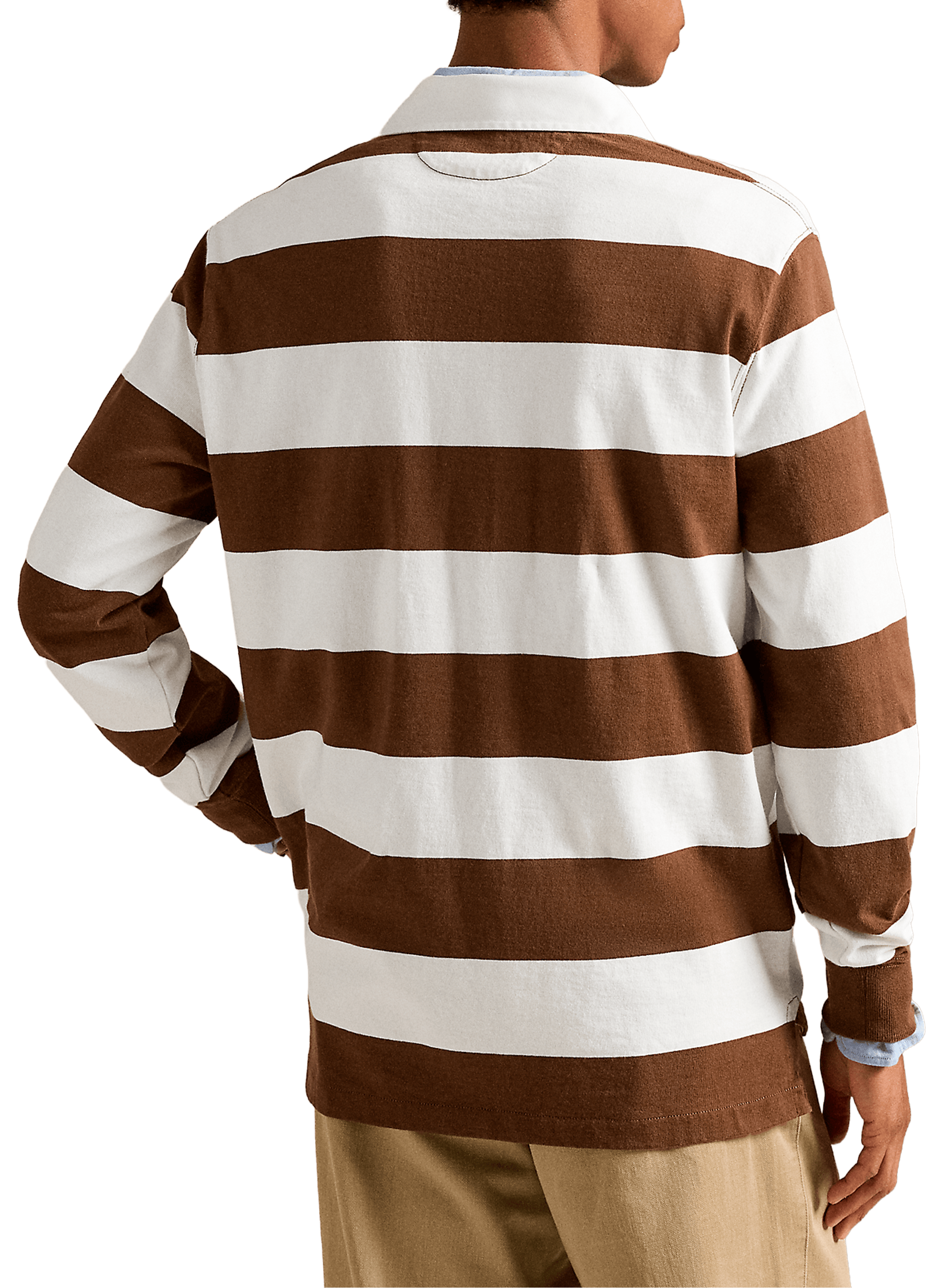 Long-sleeved striped cotton polo shirt POLO RALPH LAUREN Multicolour