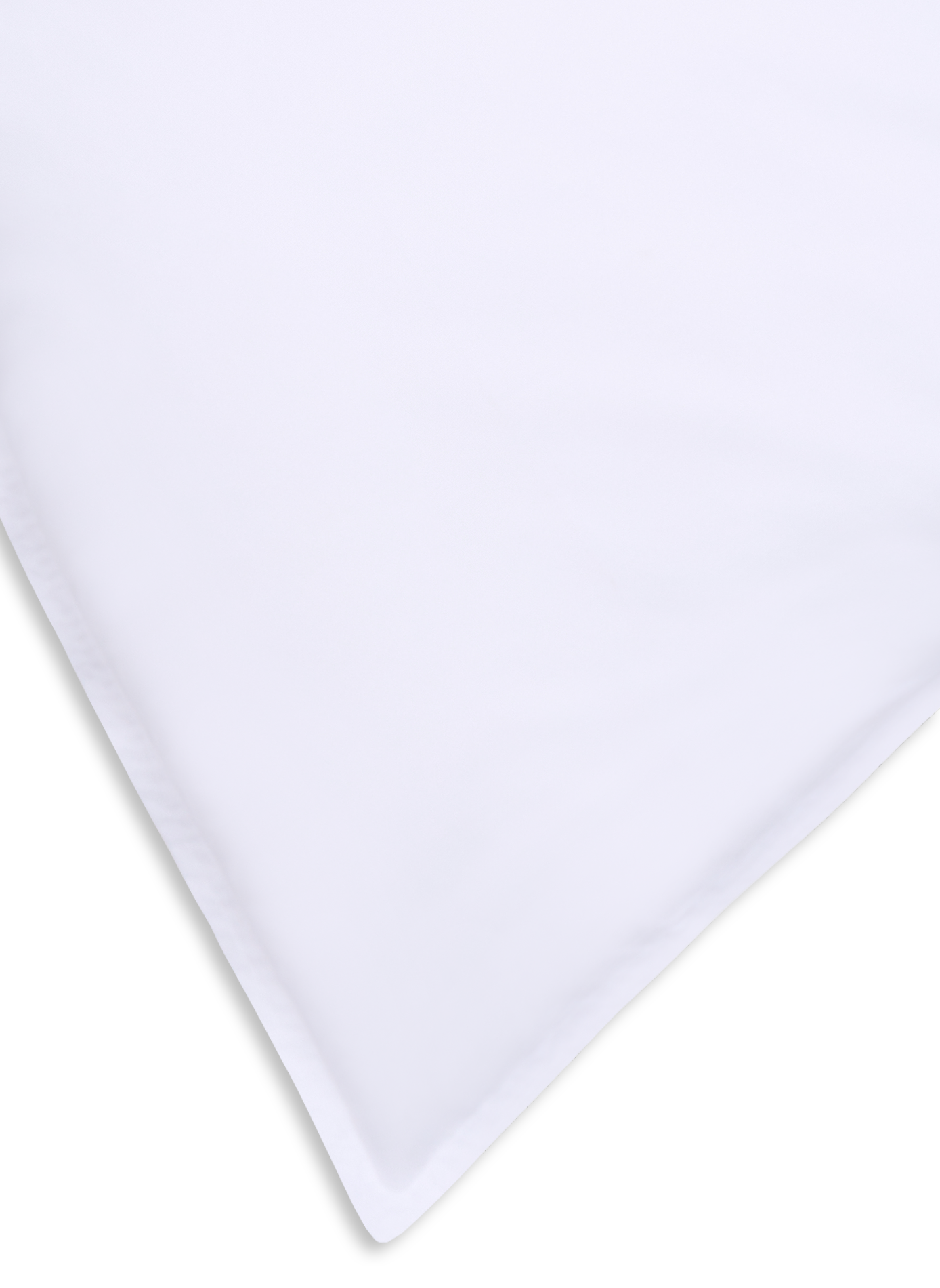 Taie d'oreiller en percale de coton AU PRINTEMPS PARIS Blanc