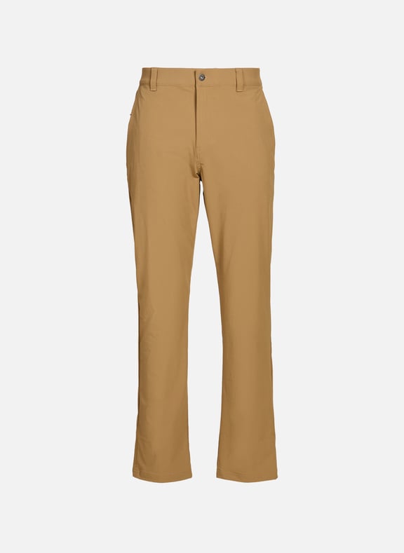 Straight Leg Pants in Solid Color Brown by COLUMBIA COLUMBIA Straight Leg Pants in Solid Color Brown