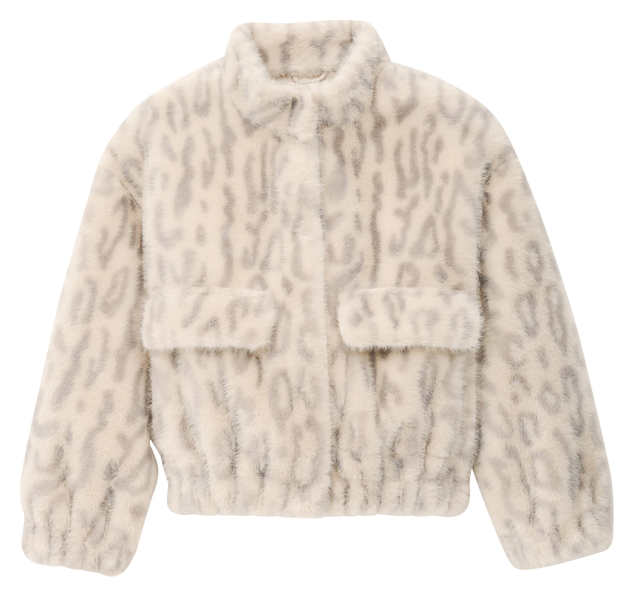 Veste oversize col montant imprimée saros BA&SH Beige