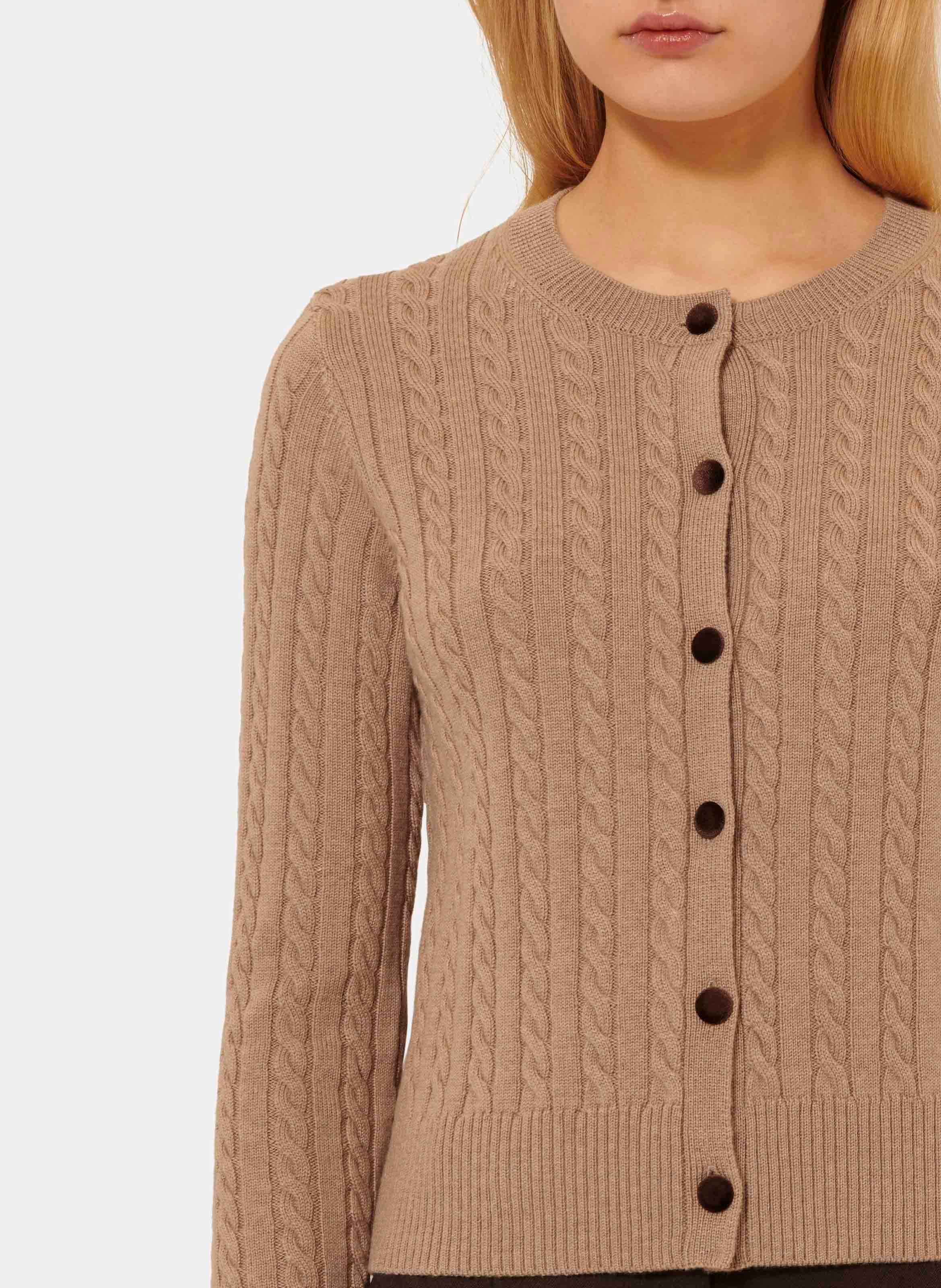 Cardigan gaspard TARA JARMON Marron
