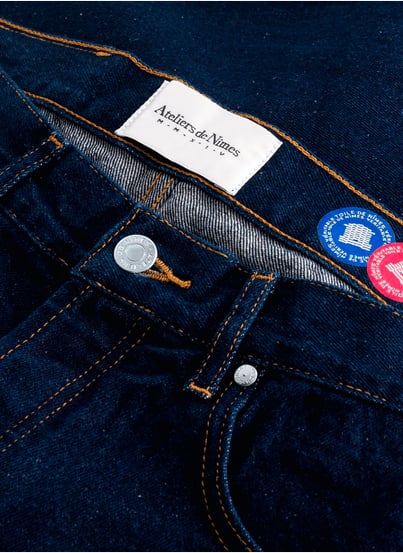 Jean droit en coton ATELIERS DE NIMES Jean droit en coton ATELIERS DE NIMES