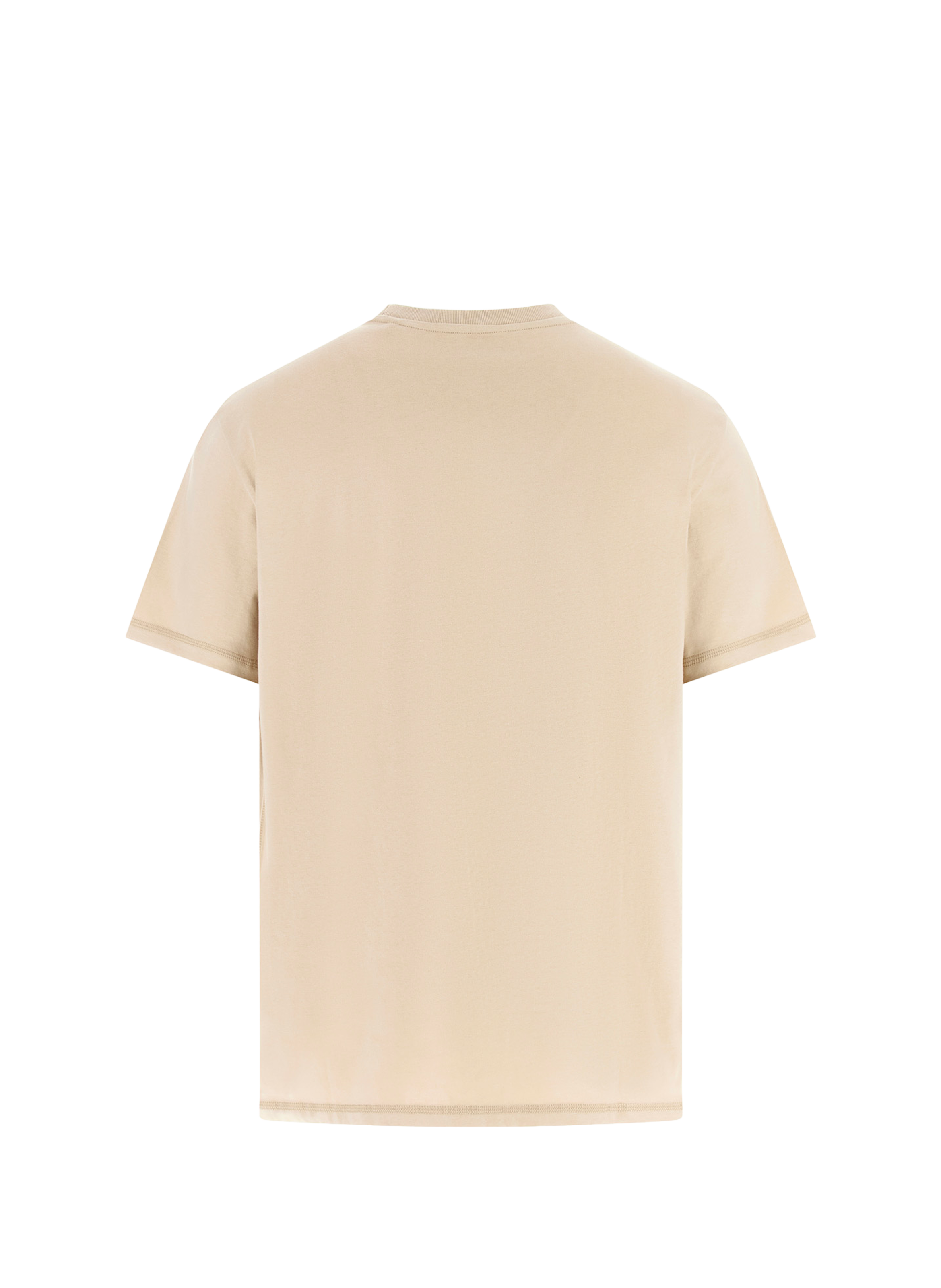 T-shirt imprimé en coton GUESS Beige