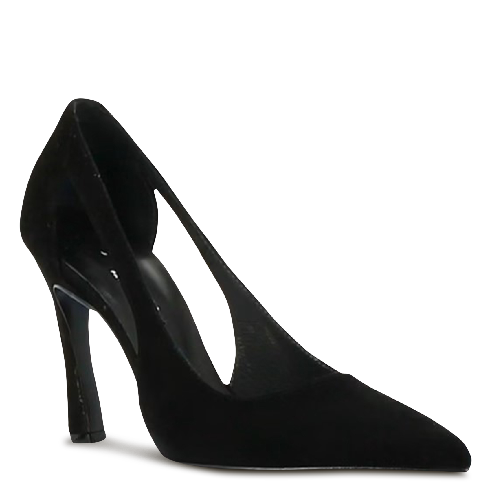 Escarpins bouts pointus en cuir velours dedgar JONAK Noir