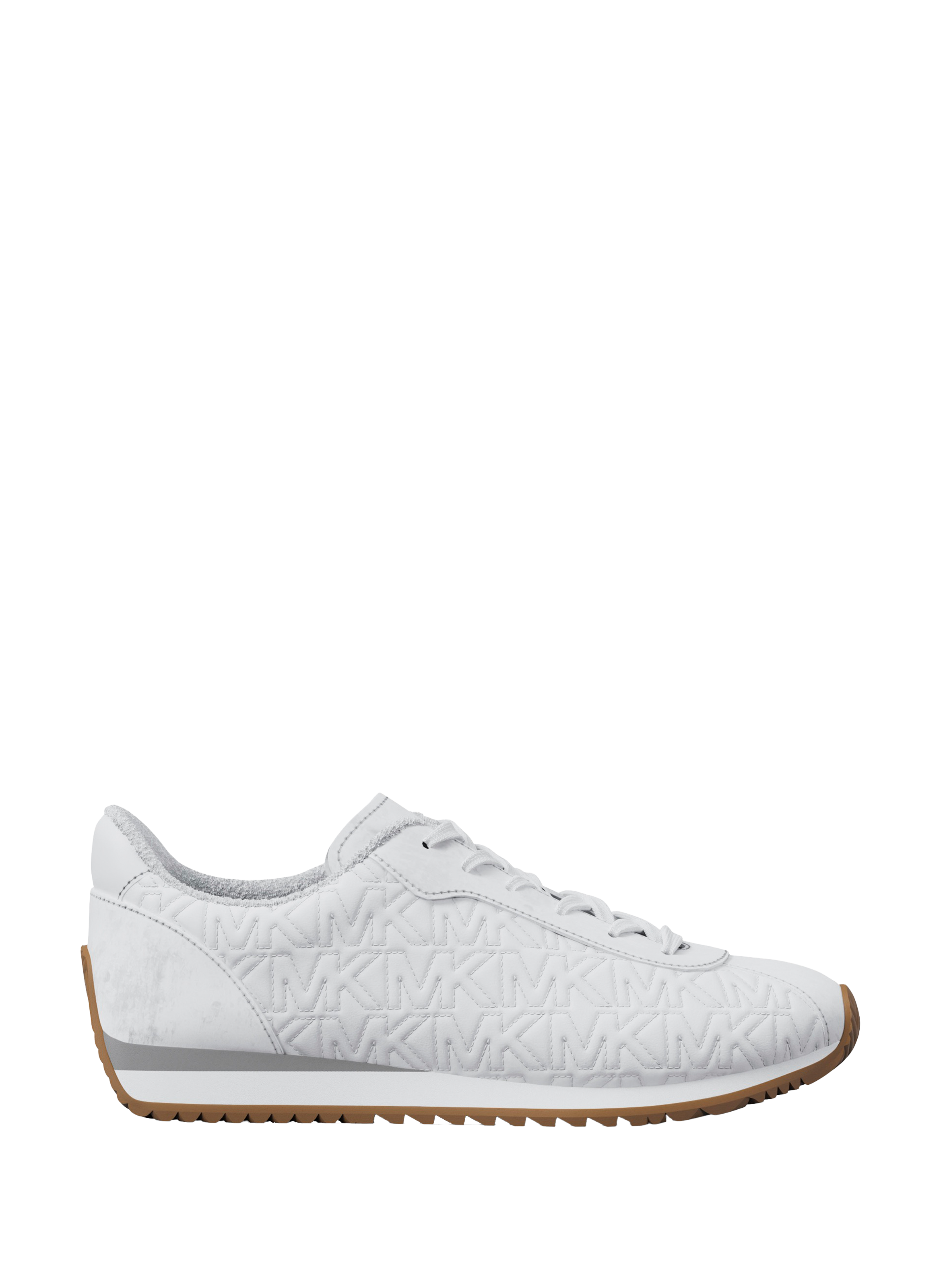 Basket basse en cuir à lacet MICHAEL KORS Blanc