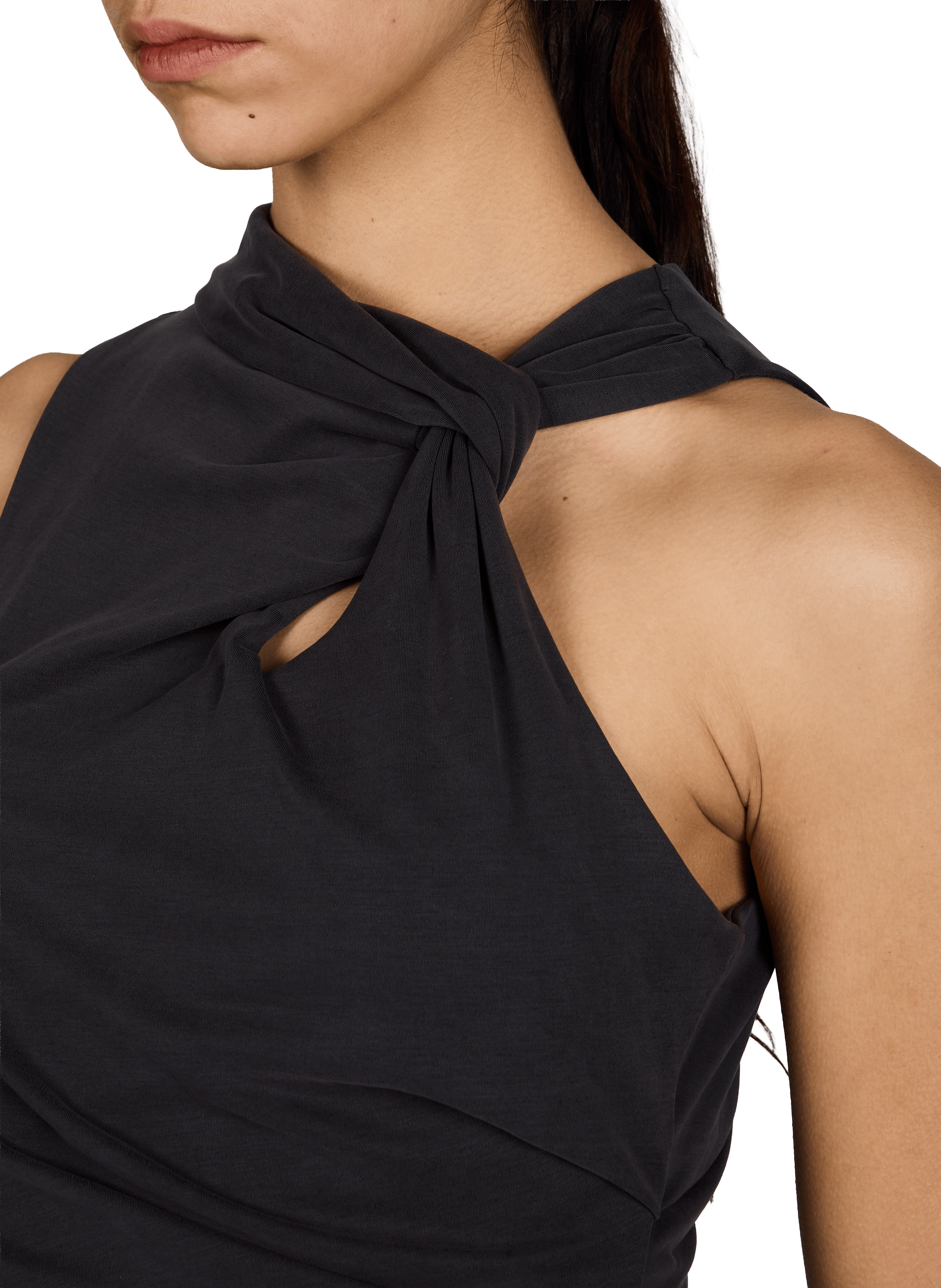 Draped maxi dress  SAMSOE SAMSOE Black