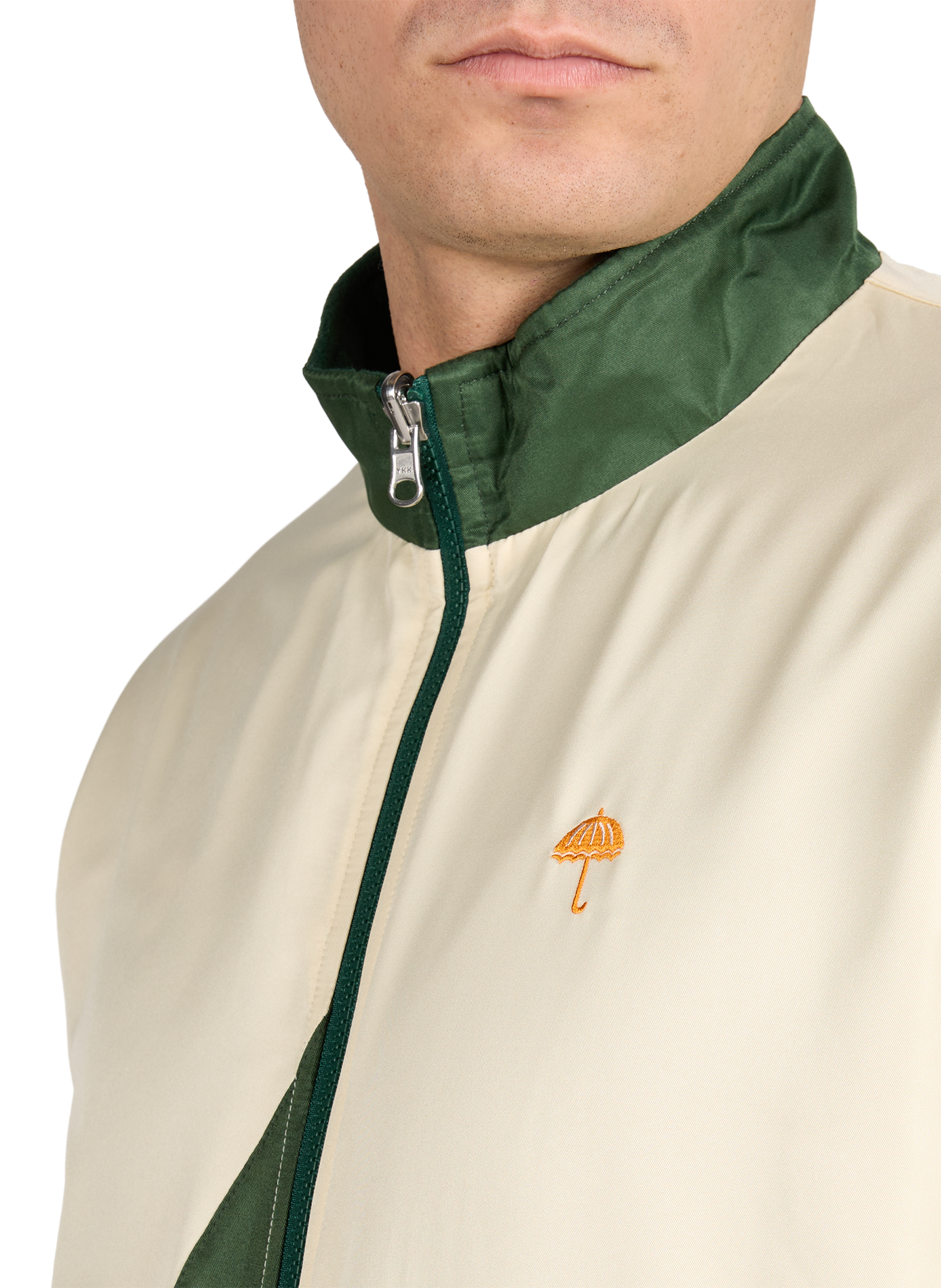 Veste droite polaire à col montant HELAS CAPS Beige