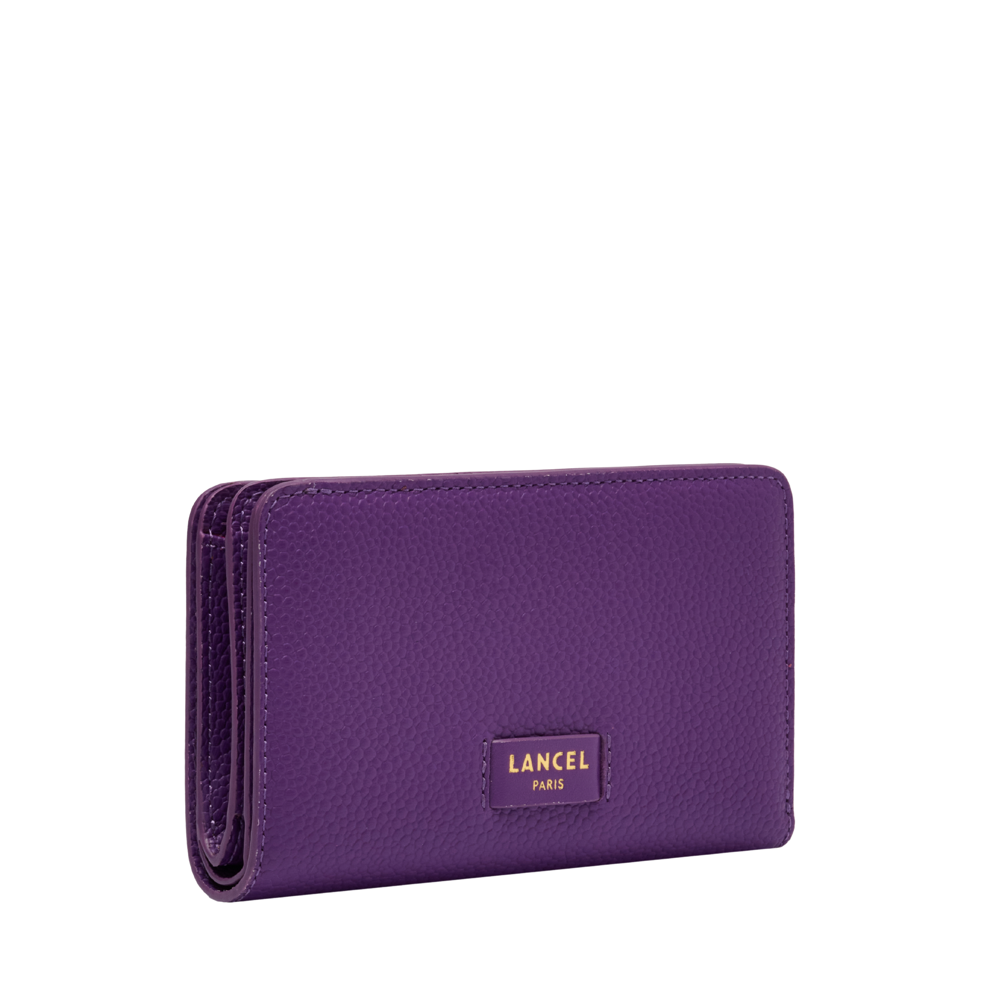 Portefeuille rectangulaire zippé ninon de lancel en cuir Violet