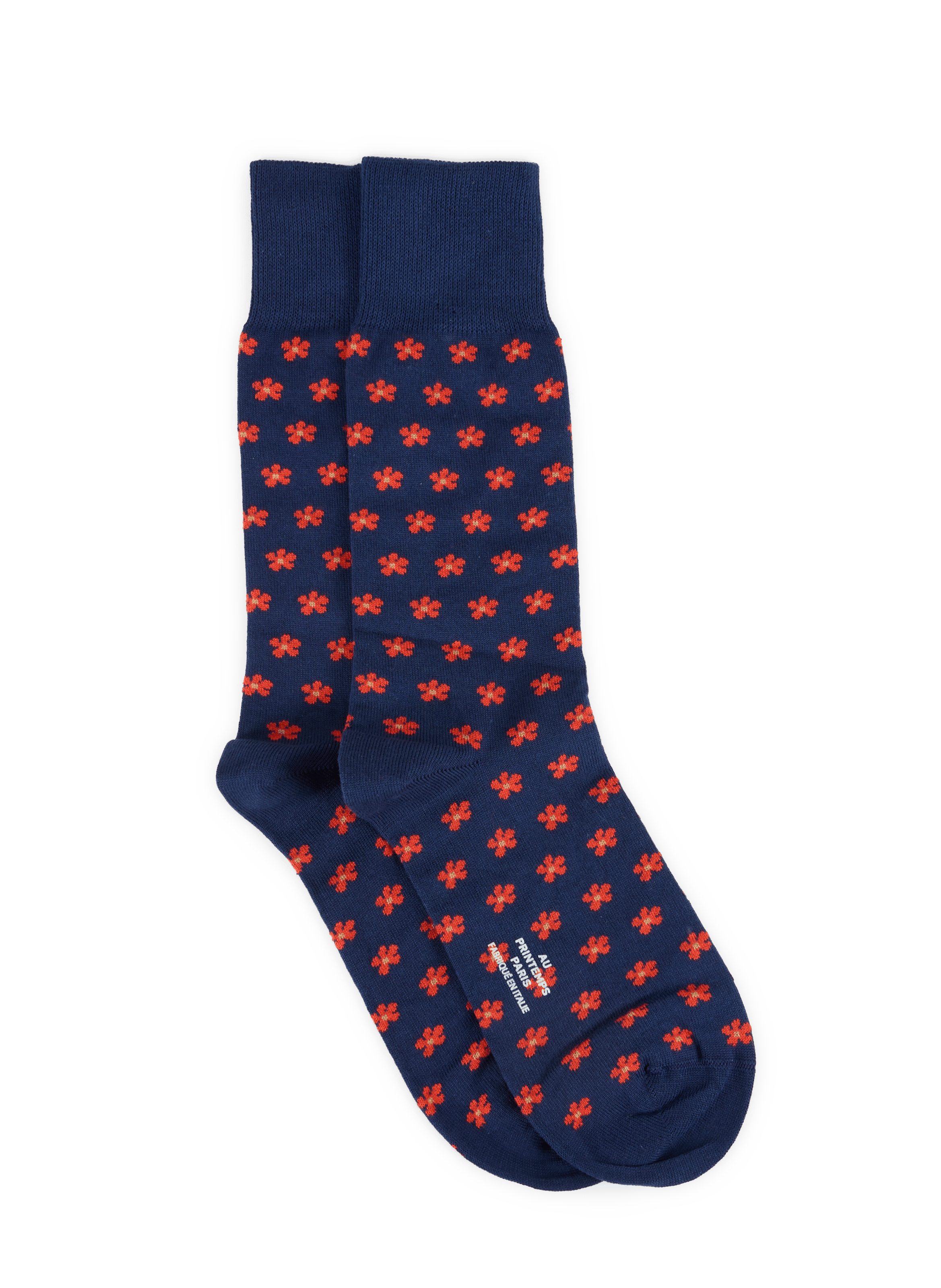 High floral mixed cotton socks AU PRINTEMPS PARIS Multicolour