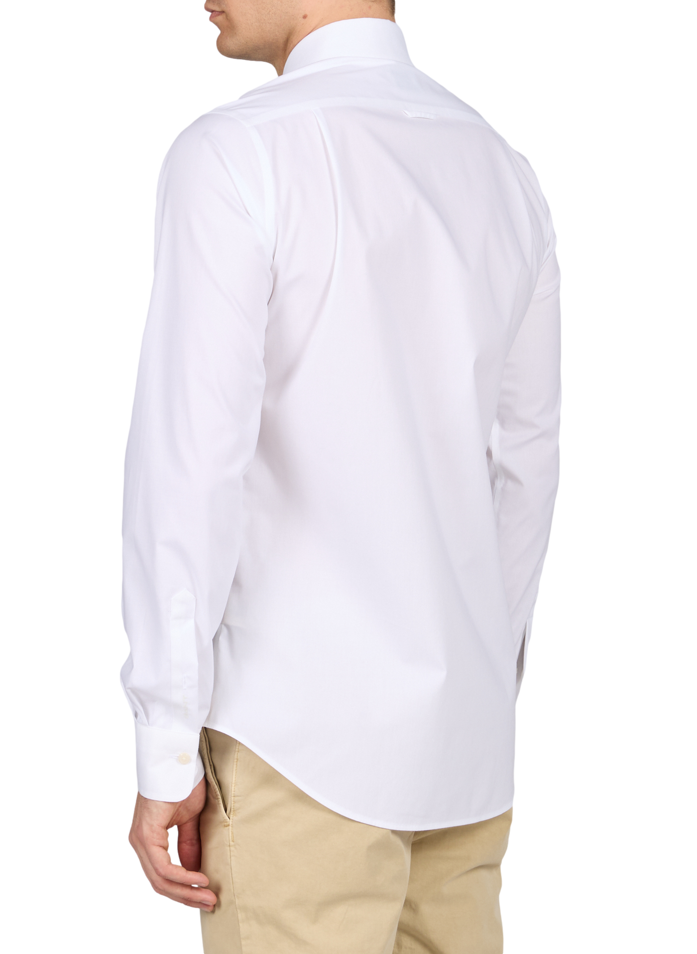 Gerade Baumwollbluse GANT Weiss