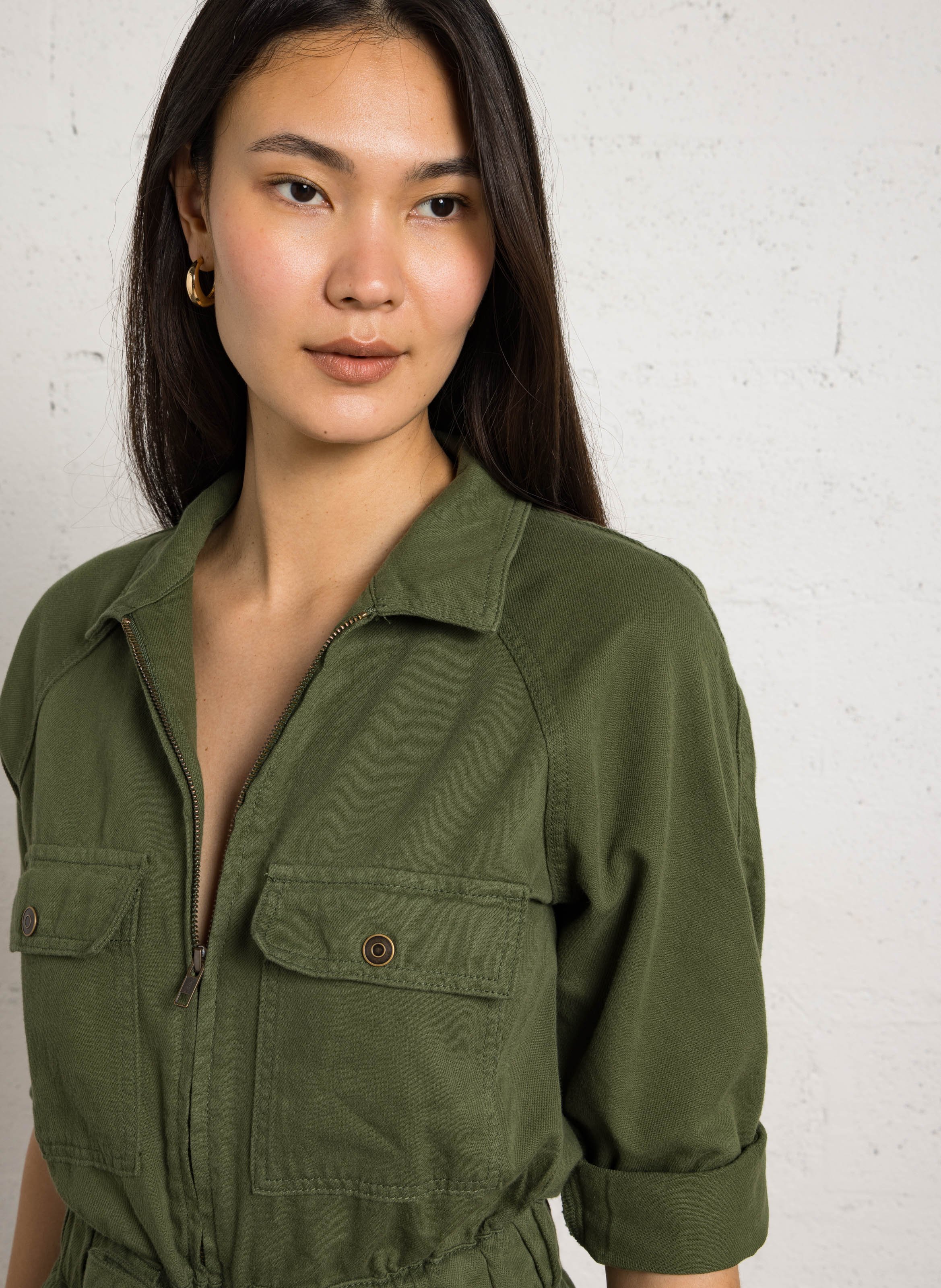 Combinaison en coton tracy MAISON 123 Vert