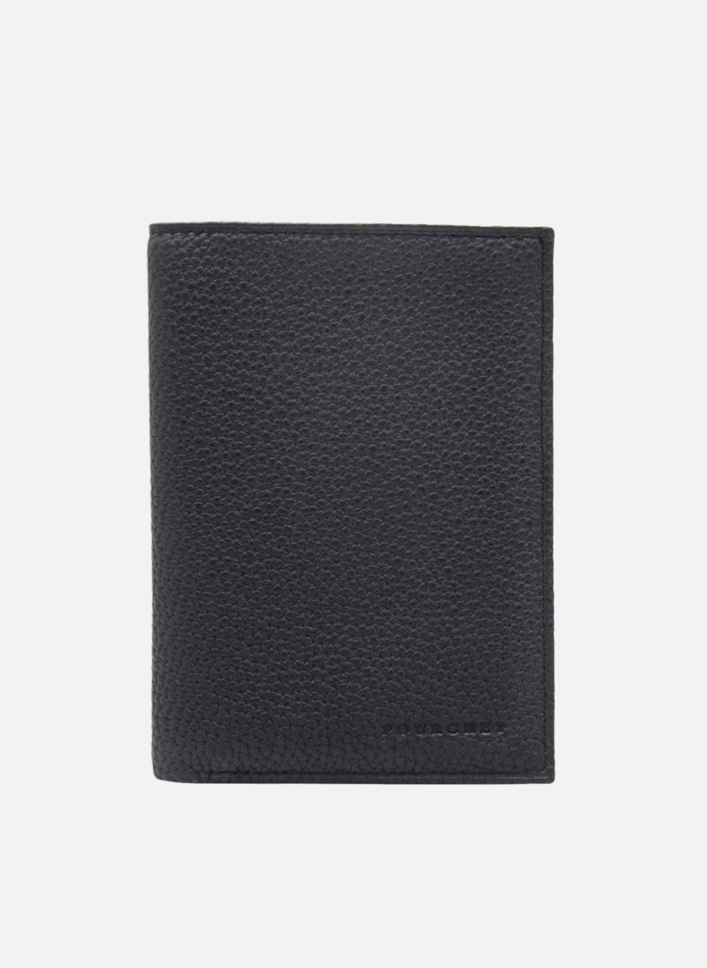 Ethan | portefeuille pm en cuir de vachette POURCHET Noir
