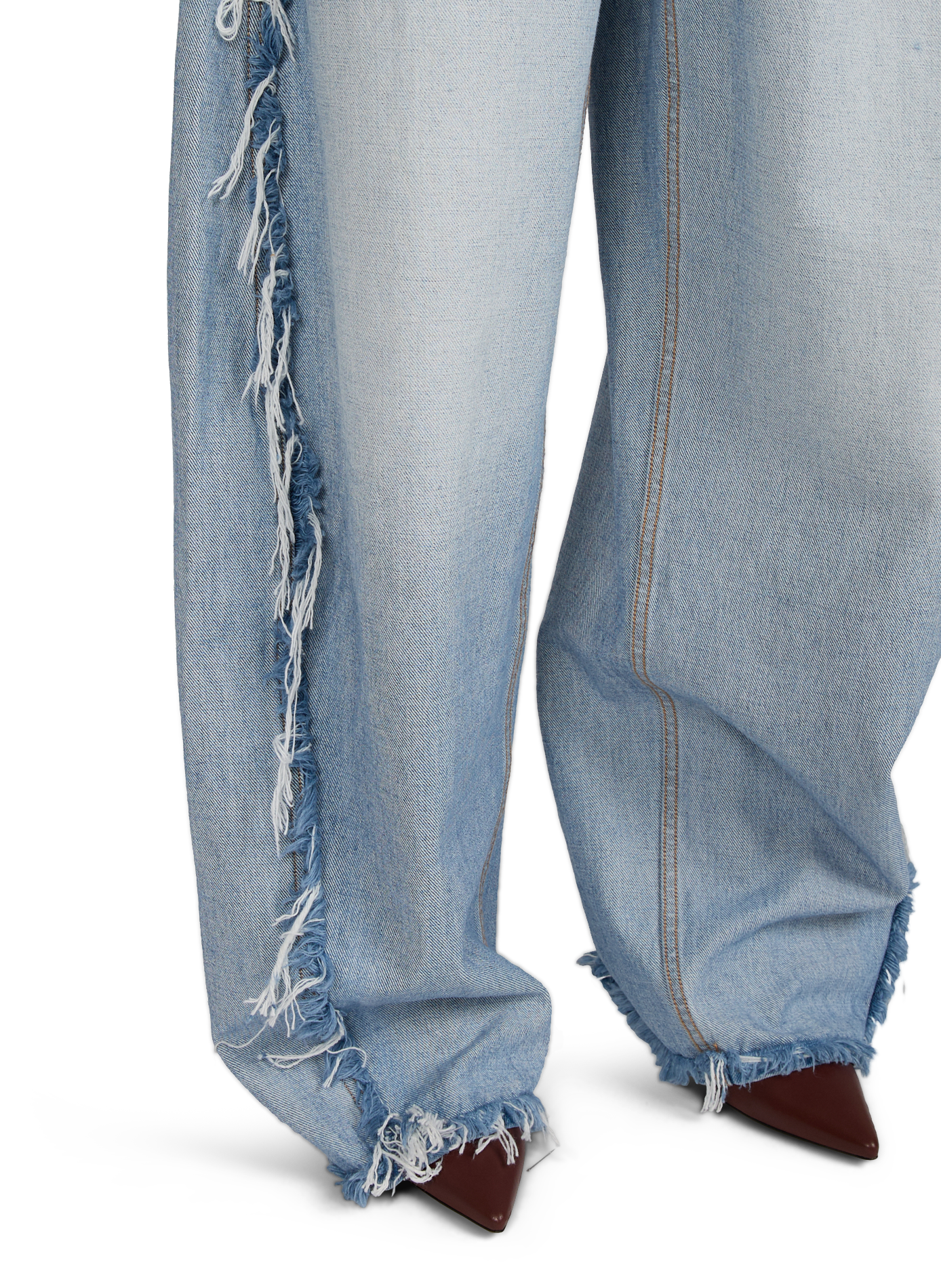 Wide cotton jeans ALEXANDER WANG Blue