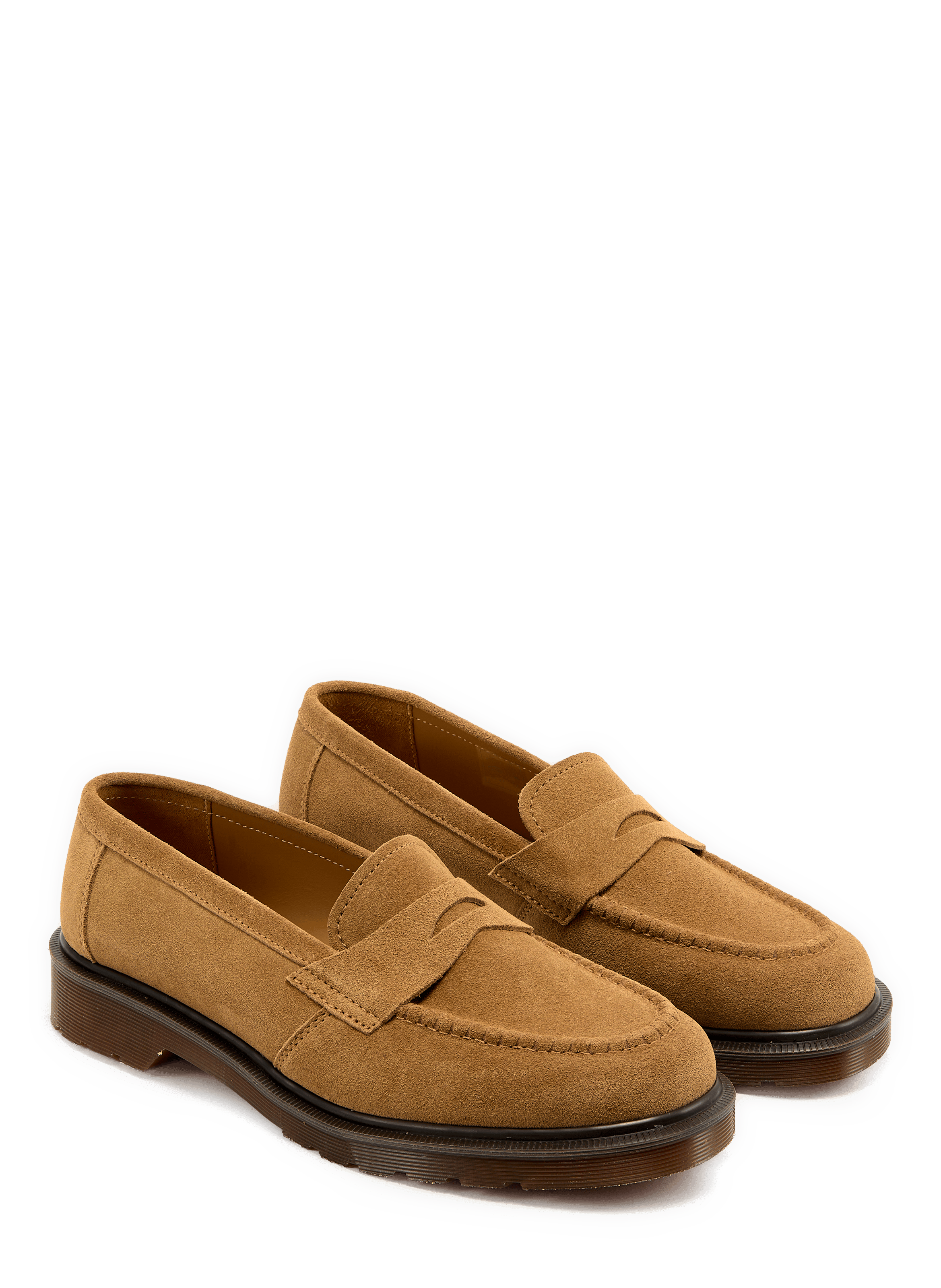 Leather loafers DR. MARTENS Beige
