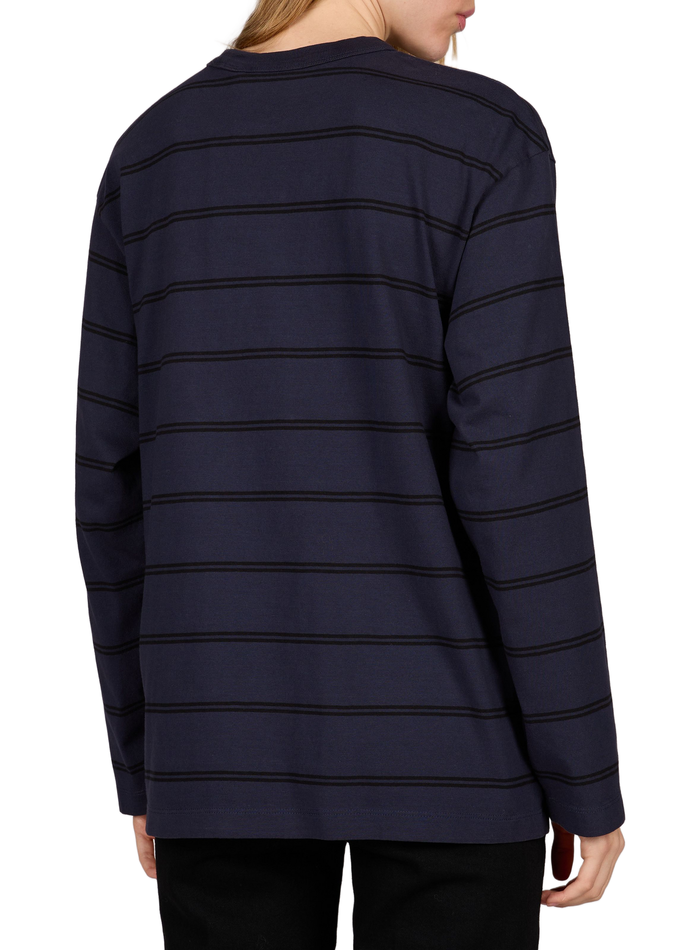 Round-neck striped straight T-shirt CARHARTT WIP Multicolour