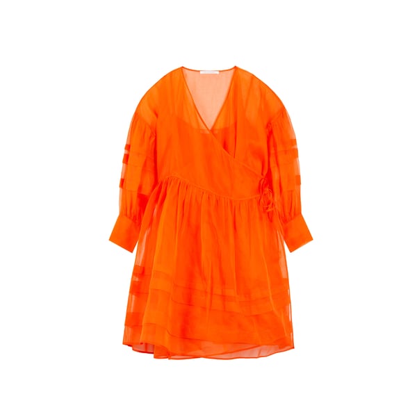 Robe Amalie en tulle de coton et soie