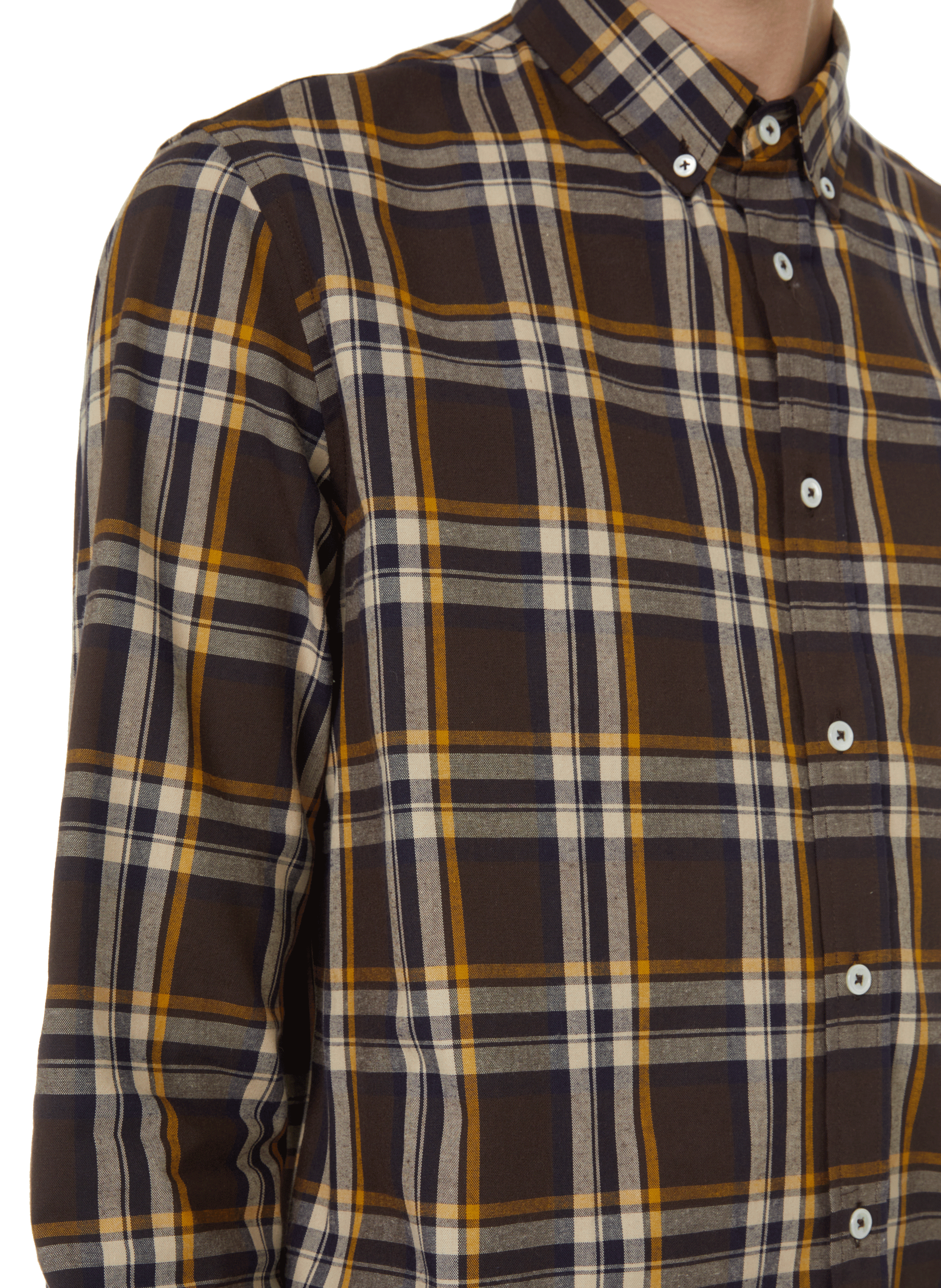 Checked shirt EDITIONS 102 Brown