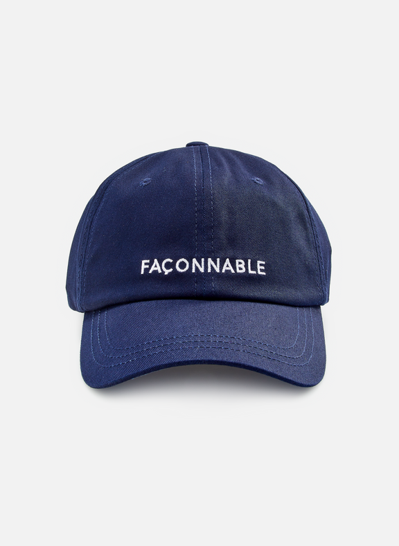 FACONNABLE Cotton logo baseball cap  Blue