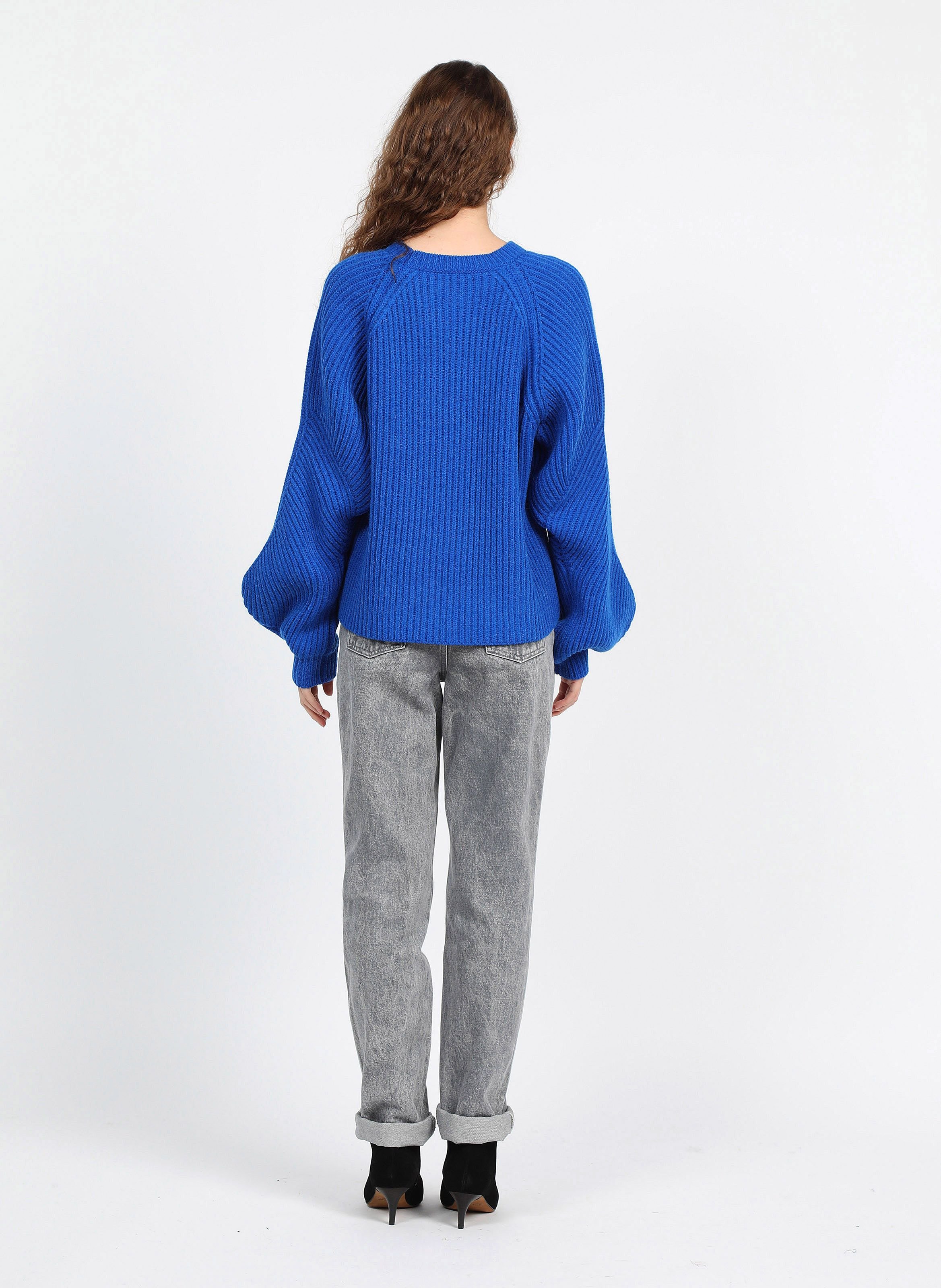 Bottines à bout pointu en cuir mara Noir