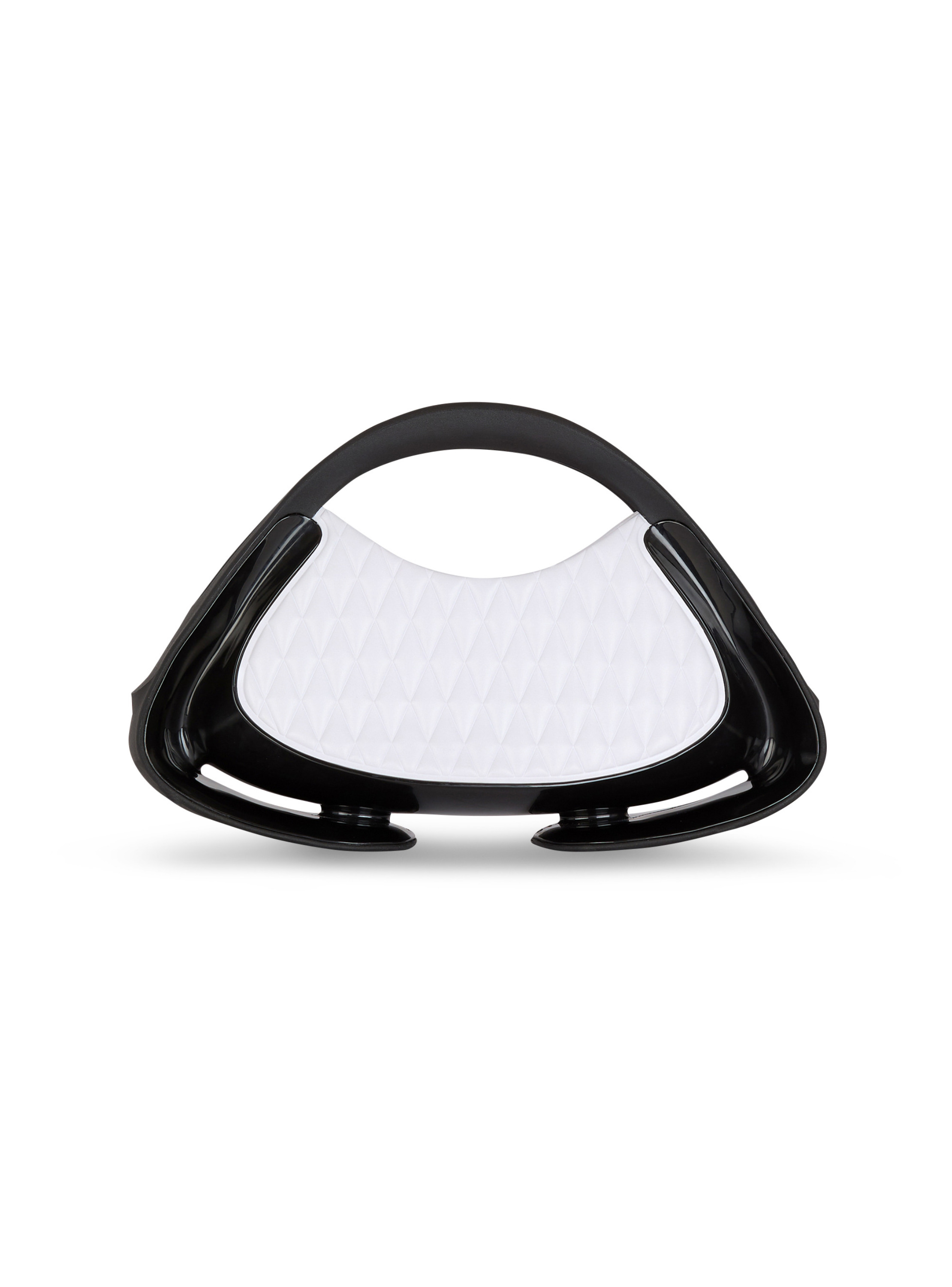 Sac jolie madame medium bicolore matelassé BALMAIN Blanc