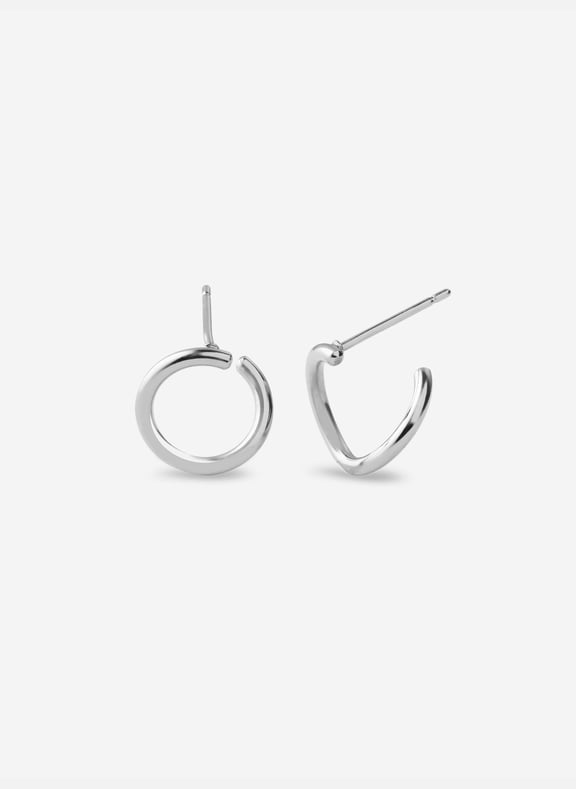 Paire de boucles d'oreilles diego Argent by APRIL PLEASE APRIL PLEASE Paire de boucles d'oreilles diego Argent