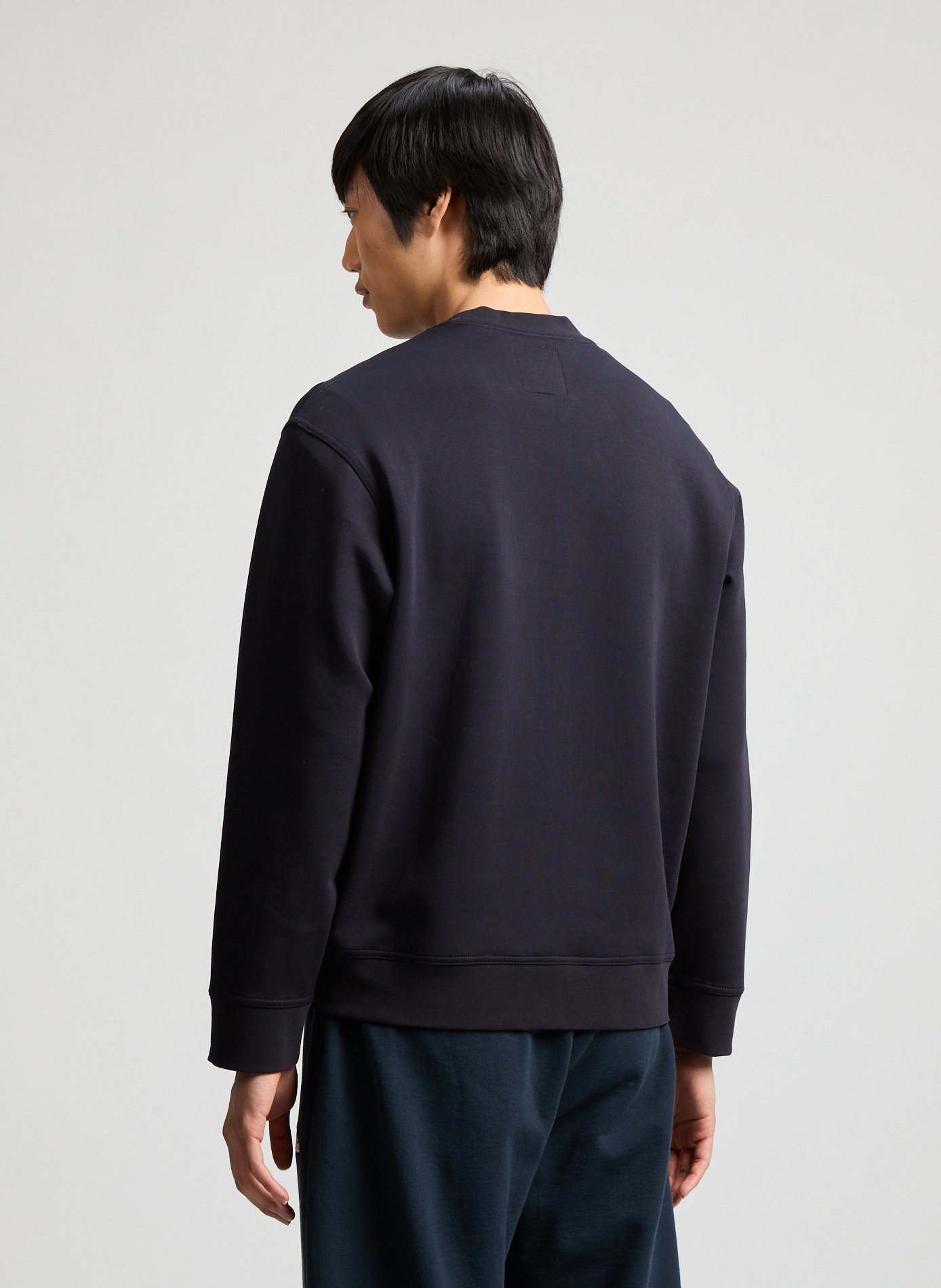 Pull ample brodé  ARMANI EXCHANGE Bleu