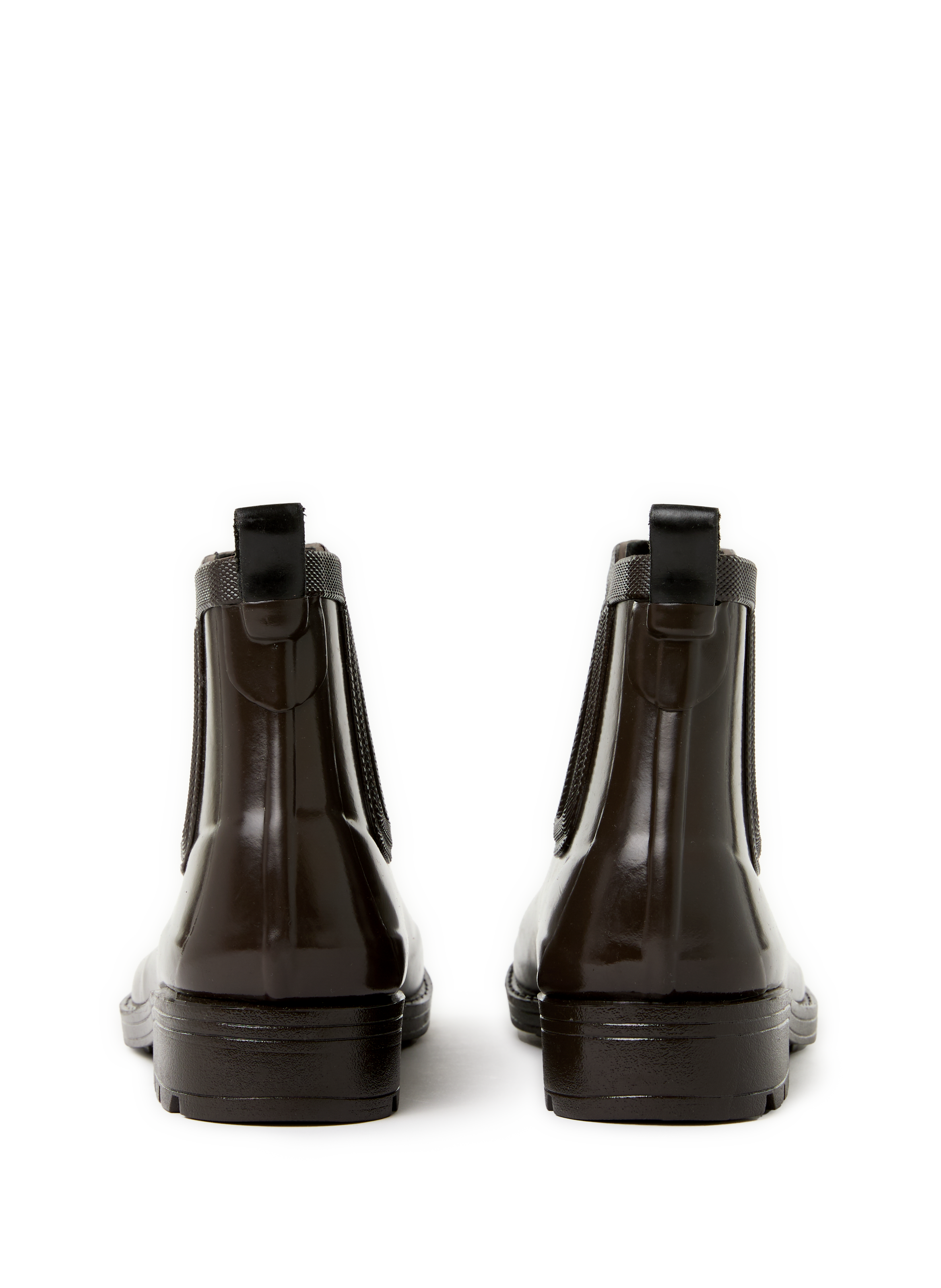 Bottines de pluie crantées AIGLE Marron