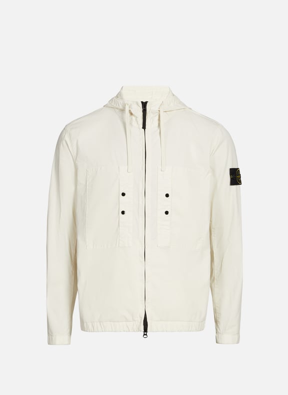 Cotton-blend hoodie Beige by STONE ISLAND STONE ISLAND Cotton-blend hoodie Beige