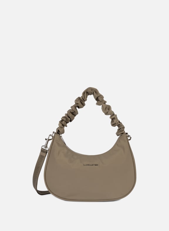 Sac hobo - basic chouchou Gris by LANCASTER LANCASTER Sac hobo - basic chouchou Gris