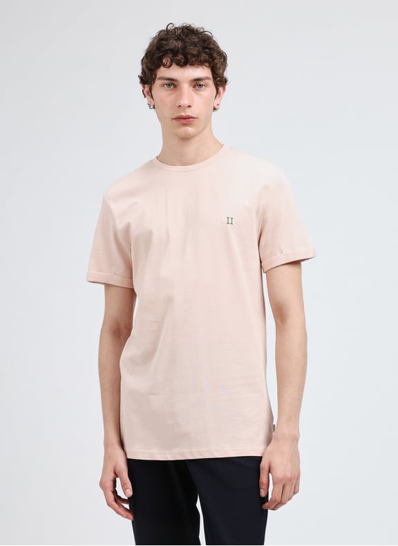 T-shirt brodé en coton Rose by LES DEUX LES DEUX T-shirt brodé en coton Rose
