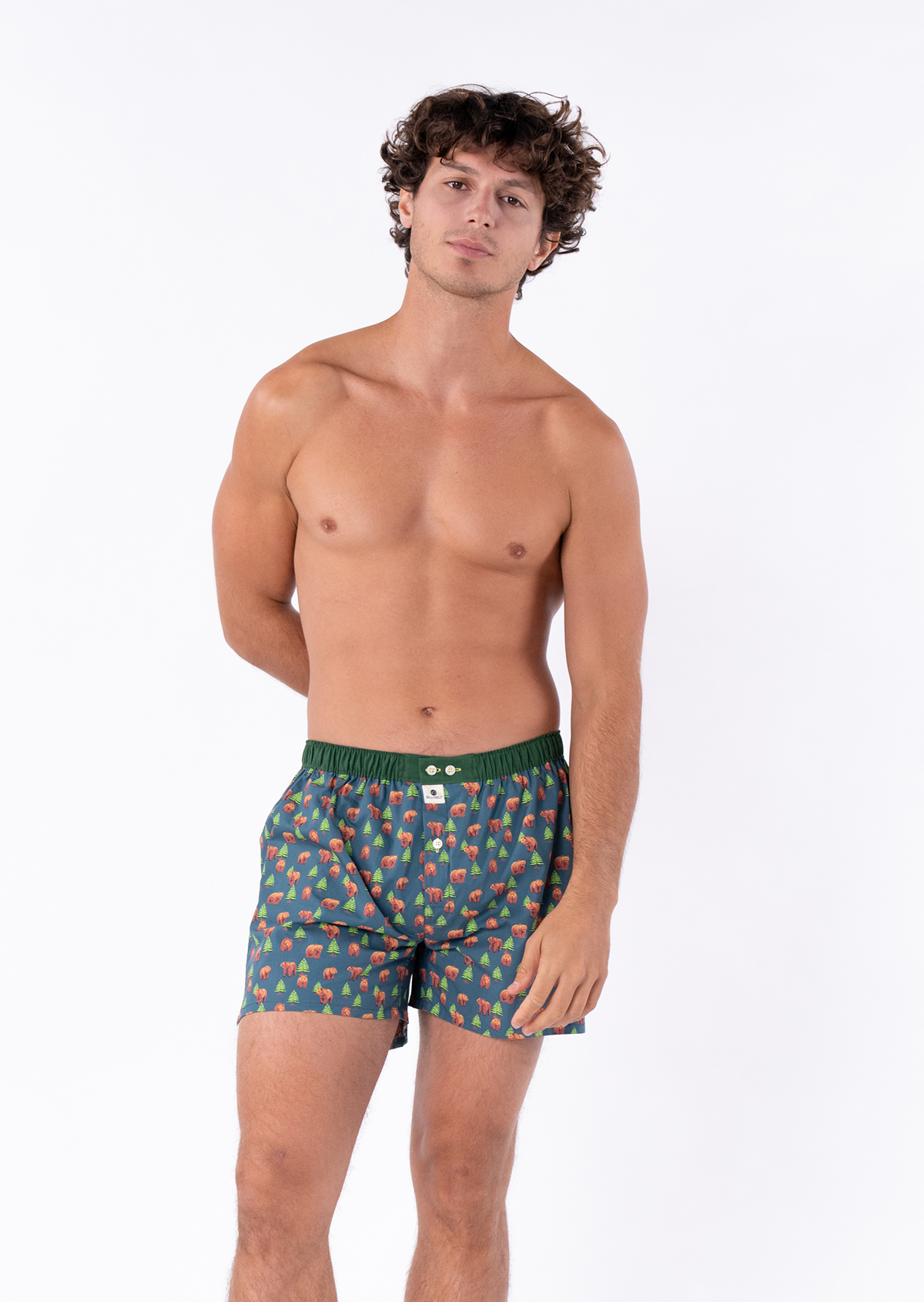 Caleçon en coton biologique BILLYBELT Vert