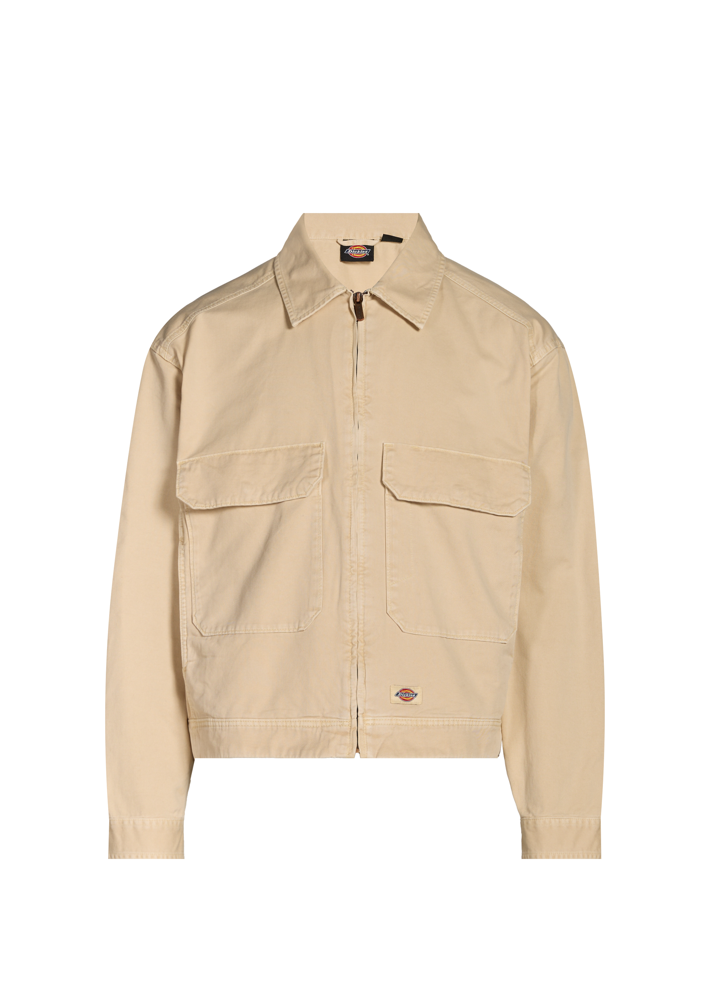 Jacket with classic cotton collar DICKIES Beige