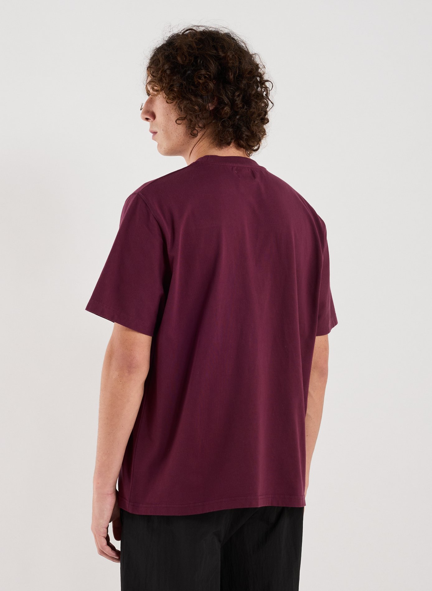 Straight embroidered cotton t-shirt ARTE ANTWERP Red