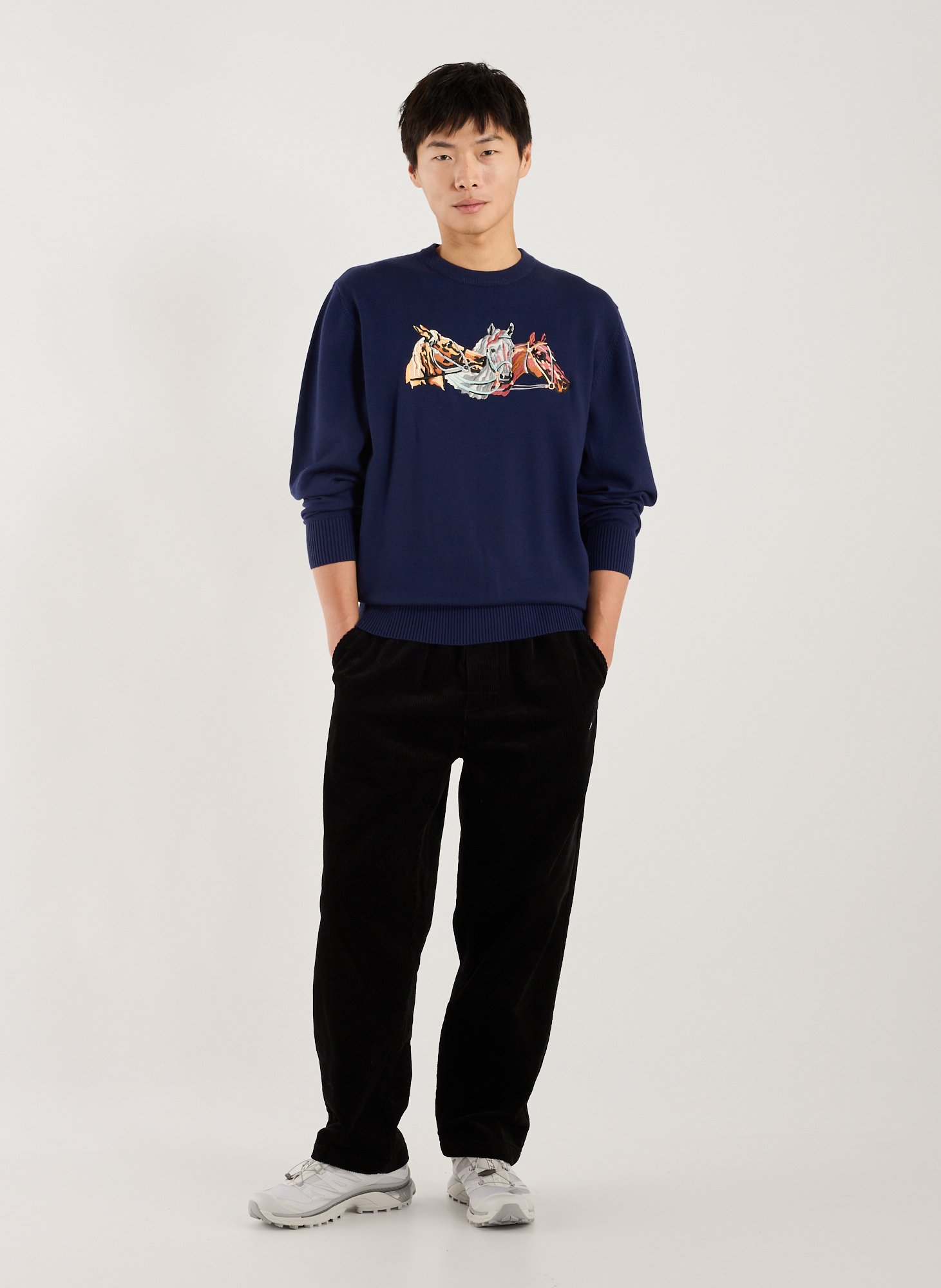 Logo jumper HELAS CAPS Blue