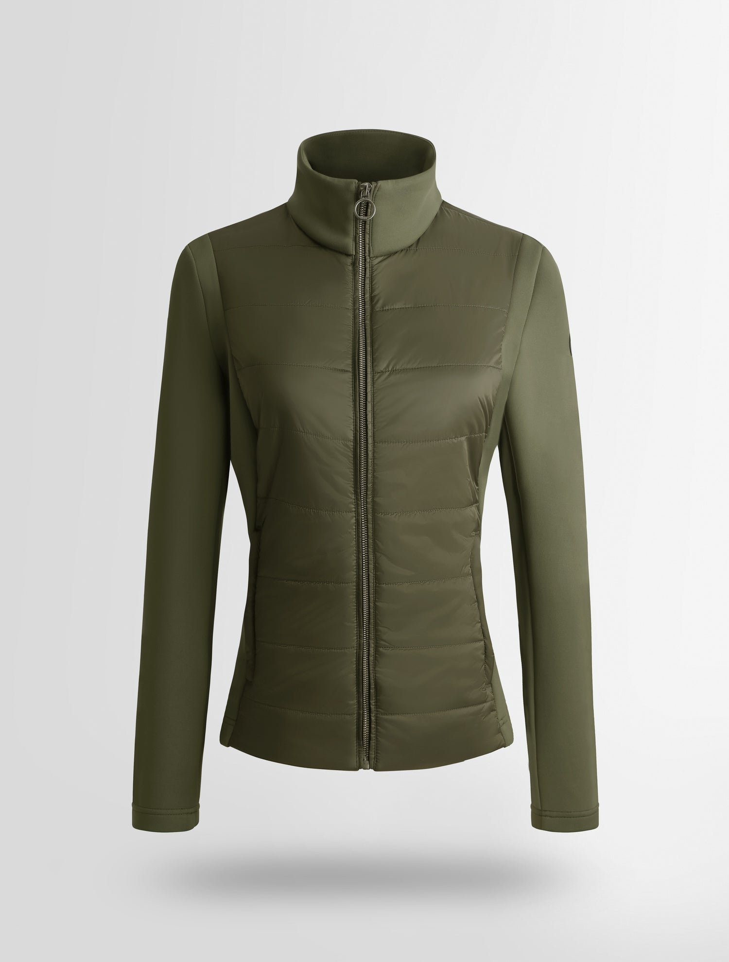 Veste linn col montant coupe regular FUSALP Vert