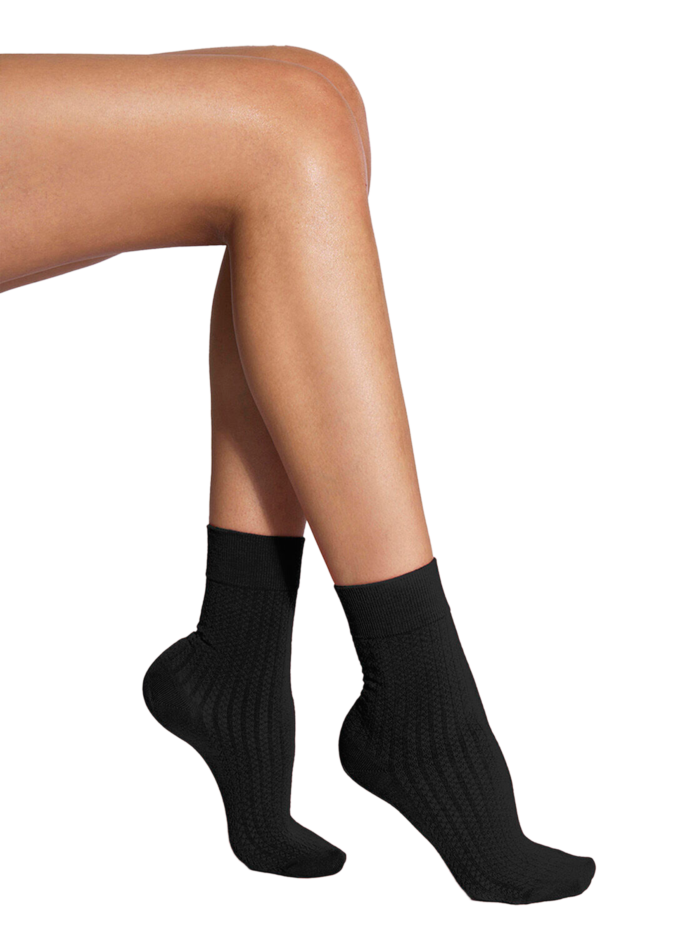 WOLFORD Chaussettes mat 100 deniers Noir
