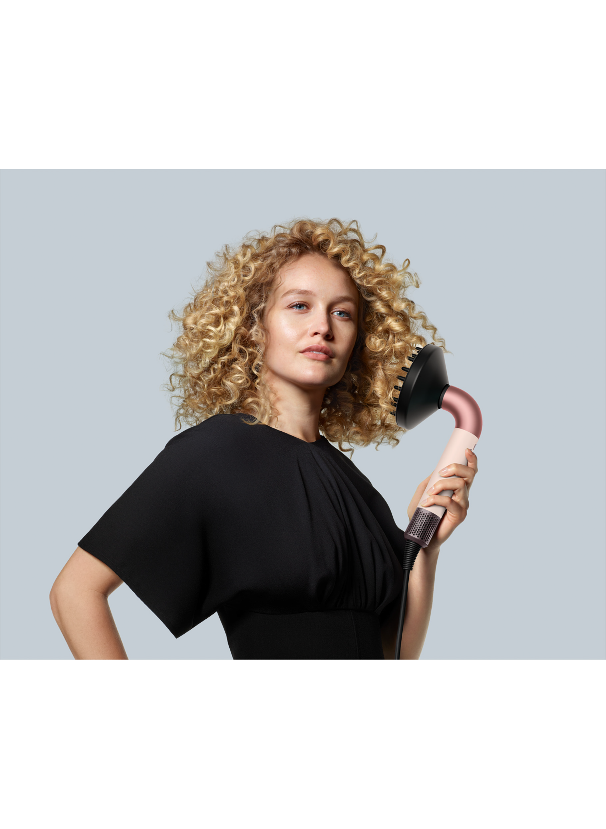 Supersonic R™ Curly to Wavy Hair Rose Gold and Ceramic DYSON No color
