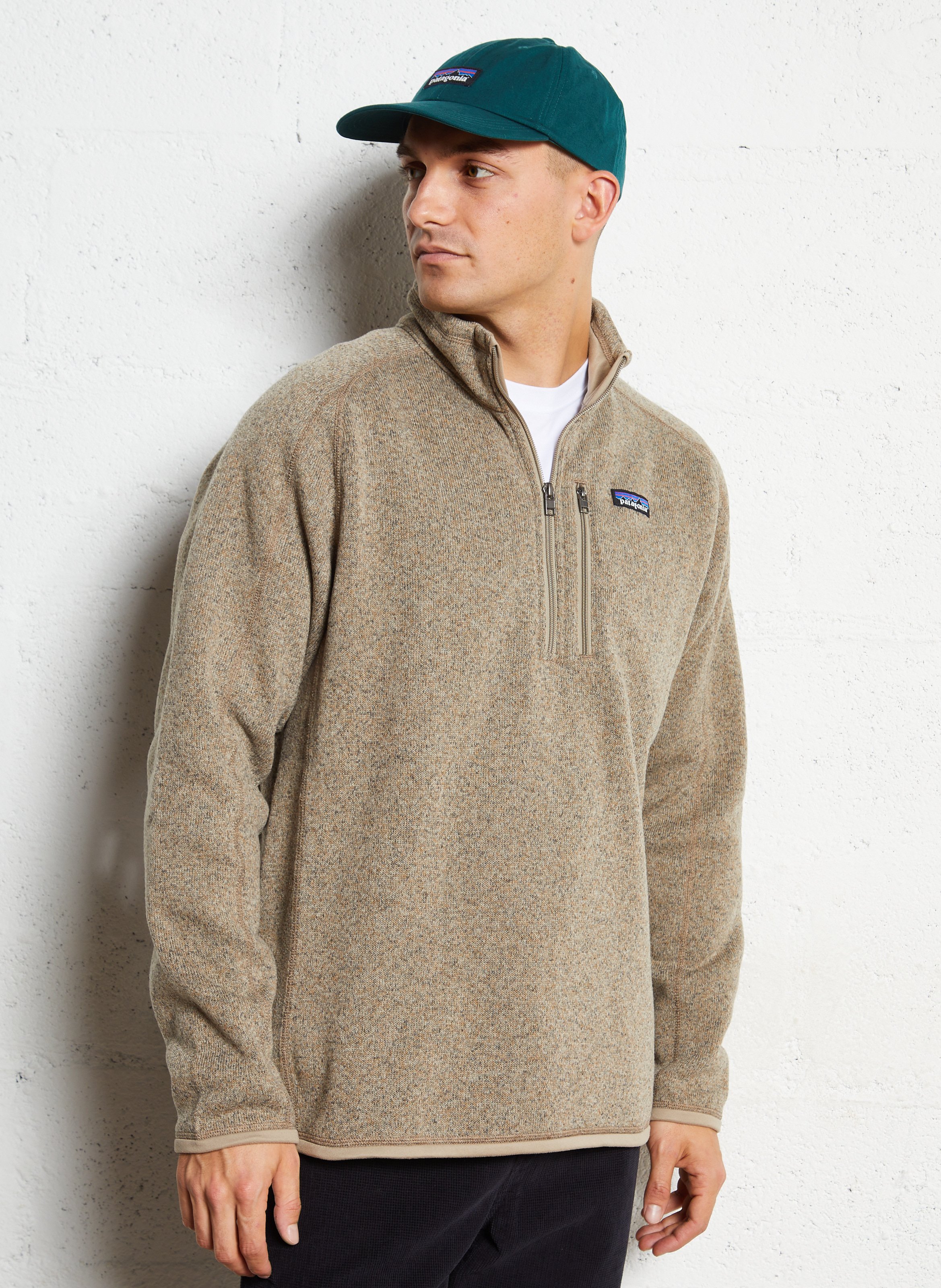 Pull col montant better PATAGONIA Beige