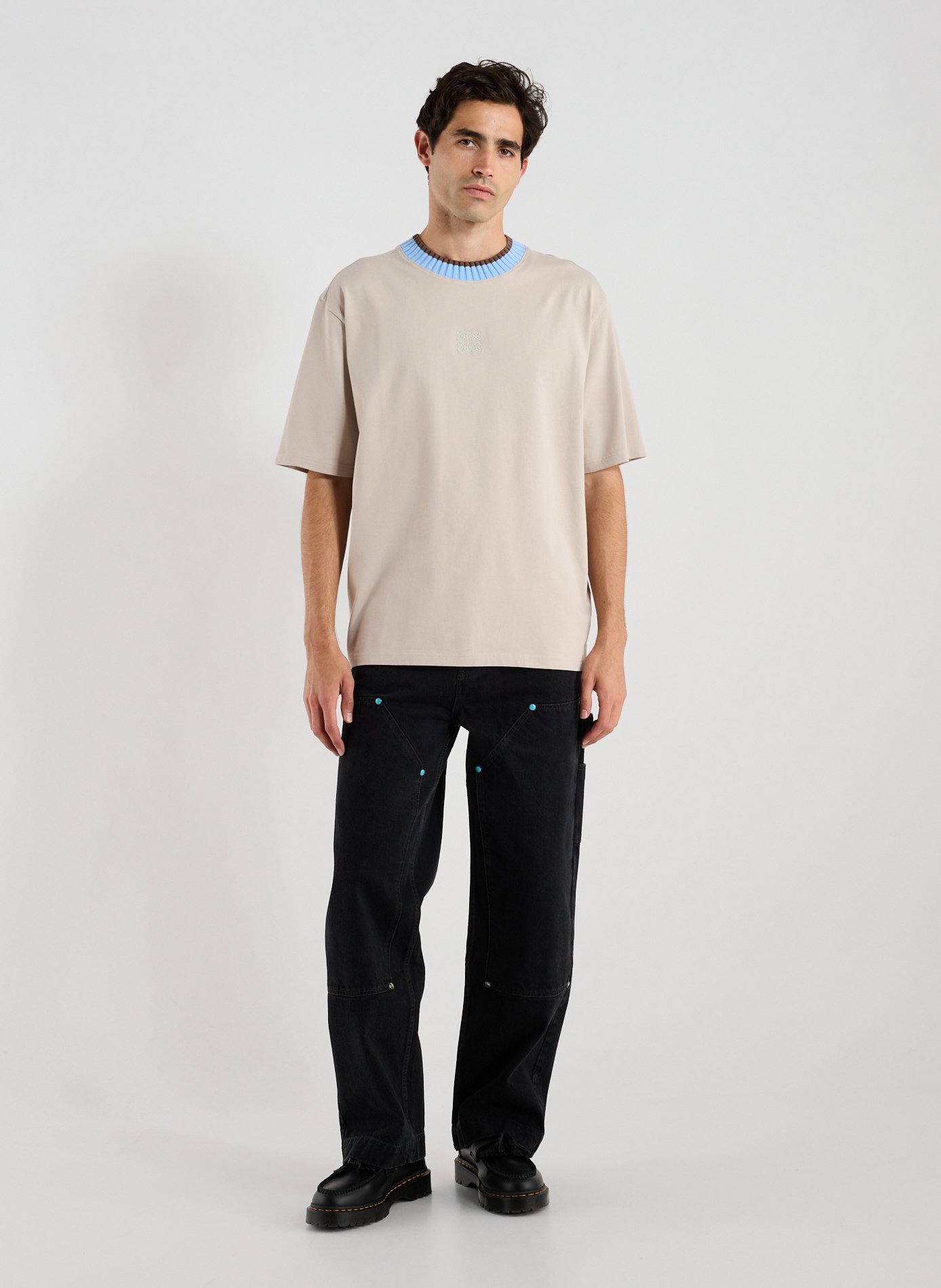 Cotton Cargo Pants CALEB Black