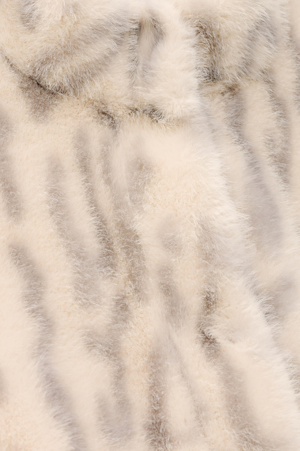 Veste oversize col montant imprimée saros BA&SH Beige