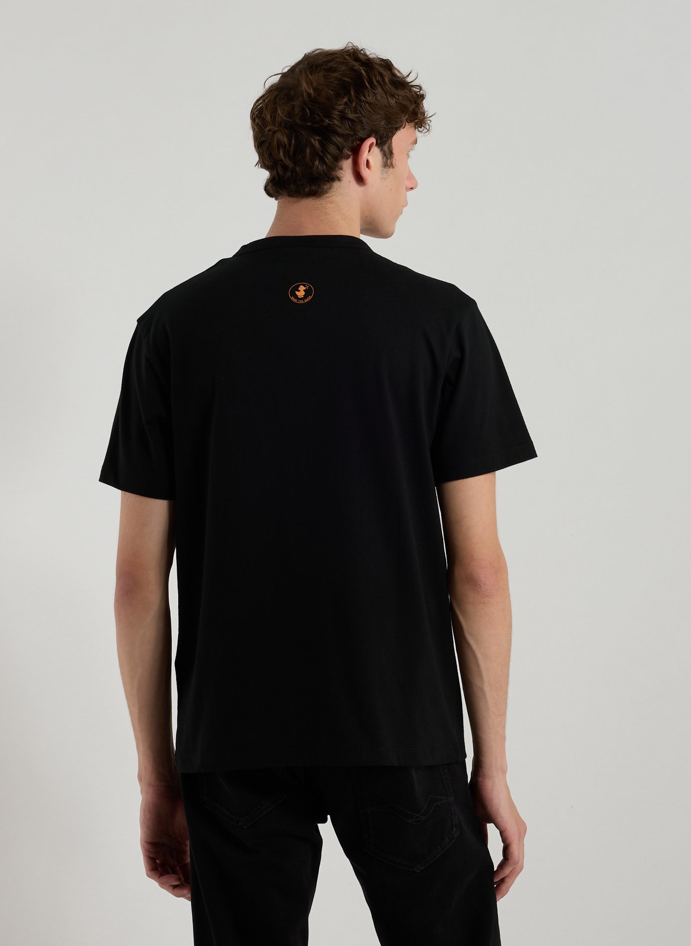 T-shirt en coton SAVE THE DUCK Noir