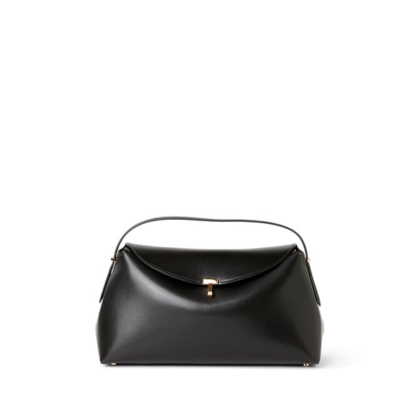 Sac à main T-Lock avec bandoulière amovible en cuir Sac à main T-Lock avec bandoulière amovible en cuir
