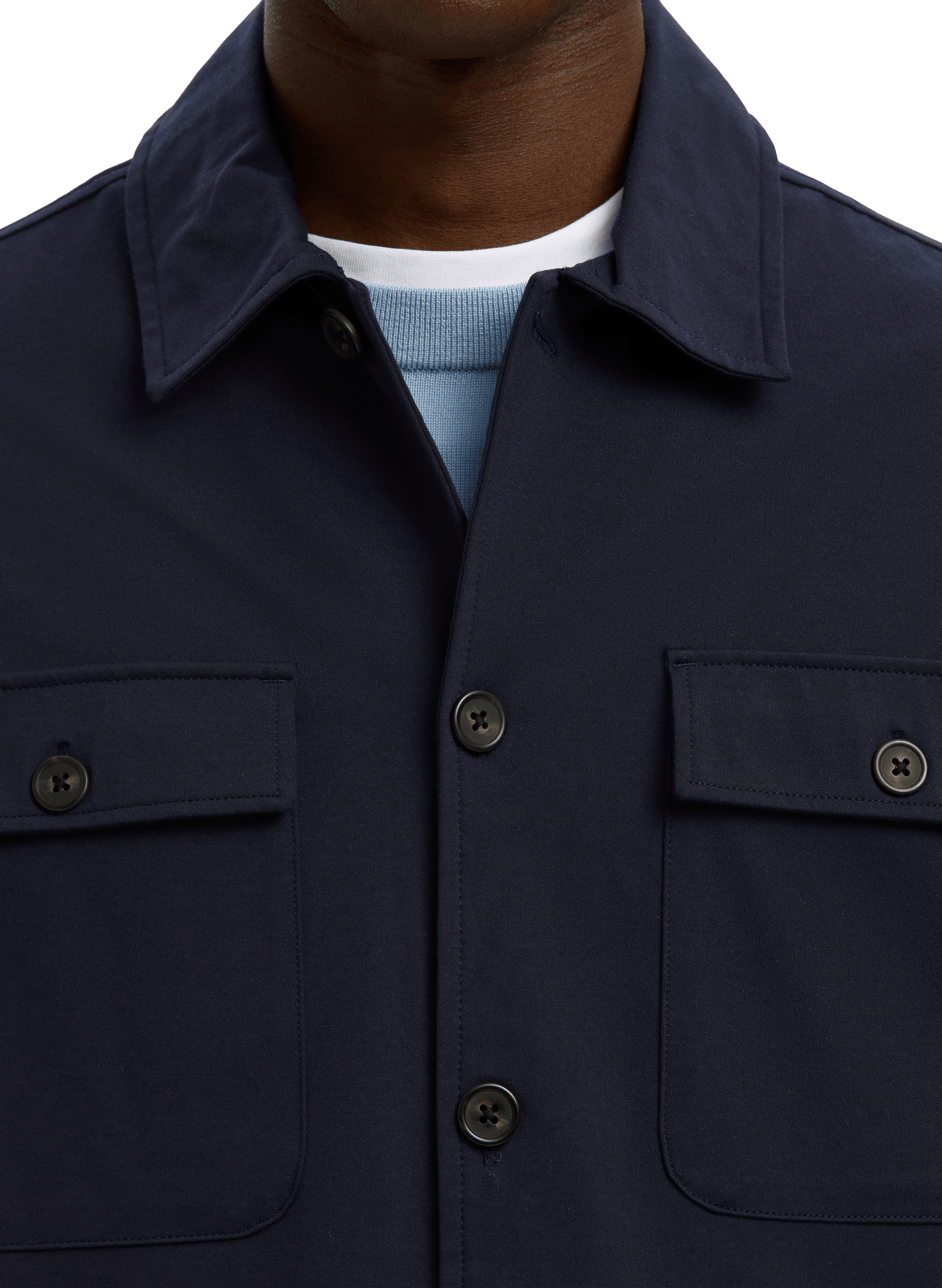 Buttoned overshirt SELECTED Blue