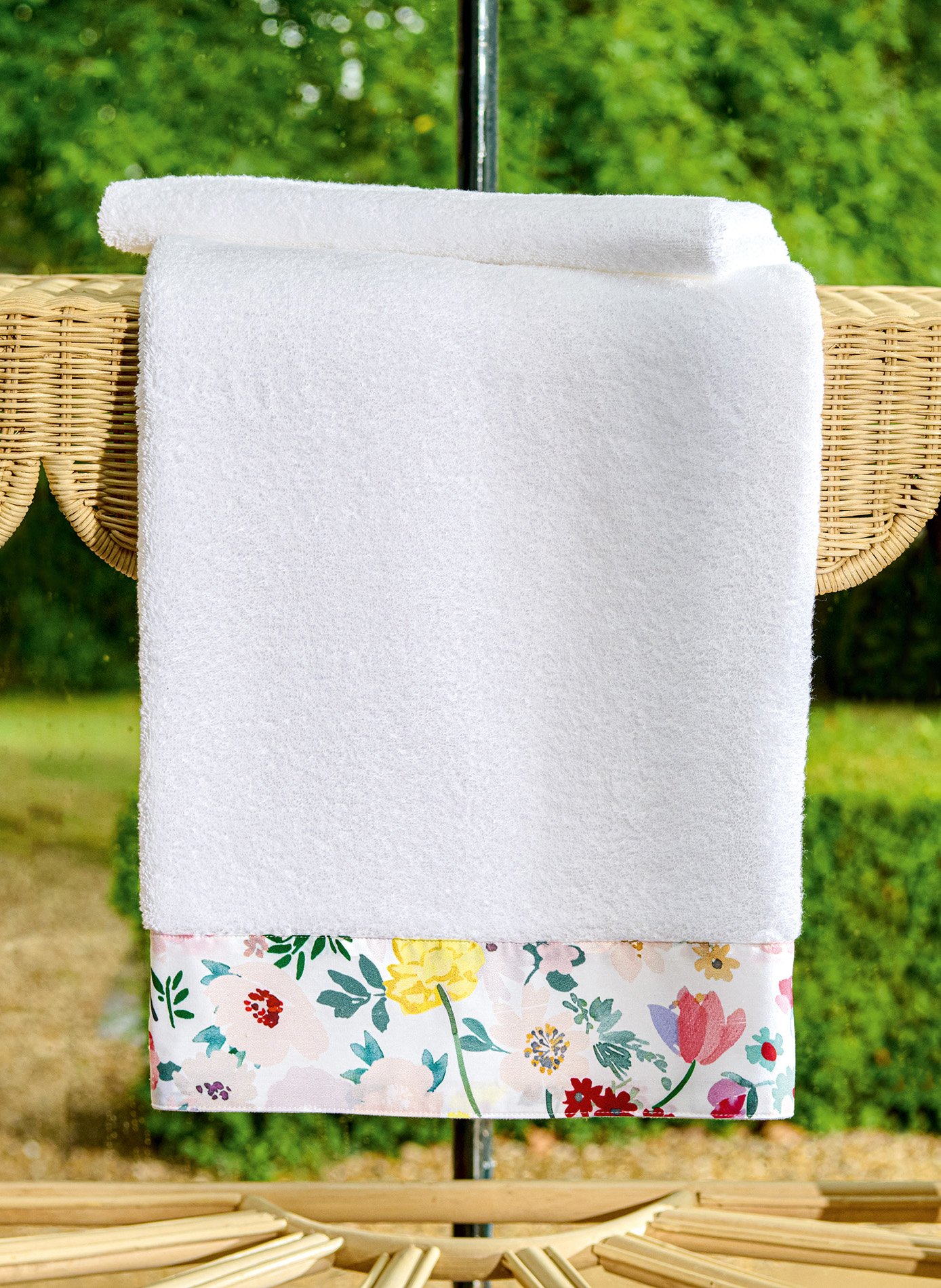 DRAP DE BAIN Paris Rio ANNE DE SOLENE Blanc