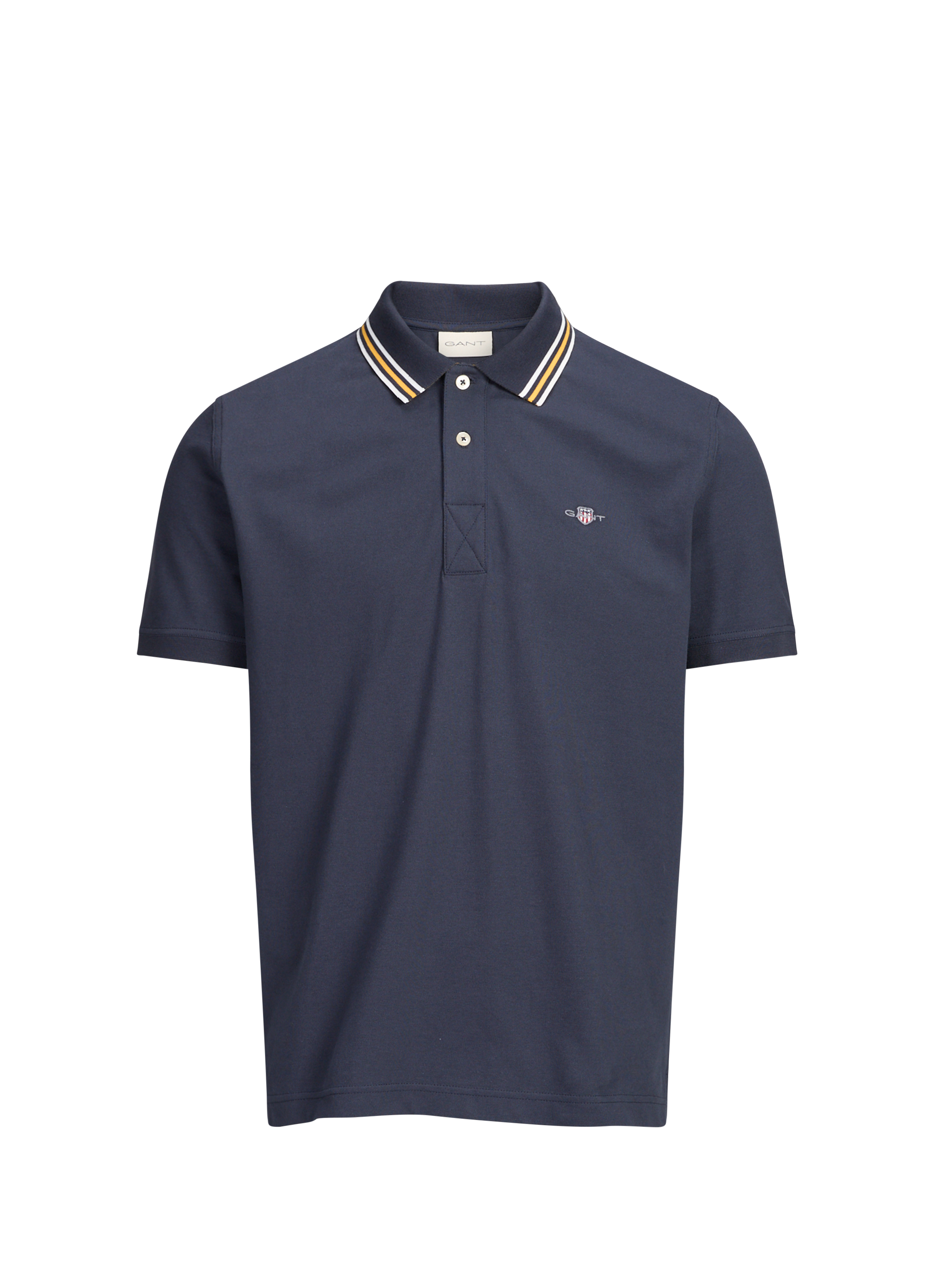 Polo à manches courtes en coton mélangé GANT Bleu