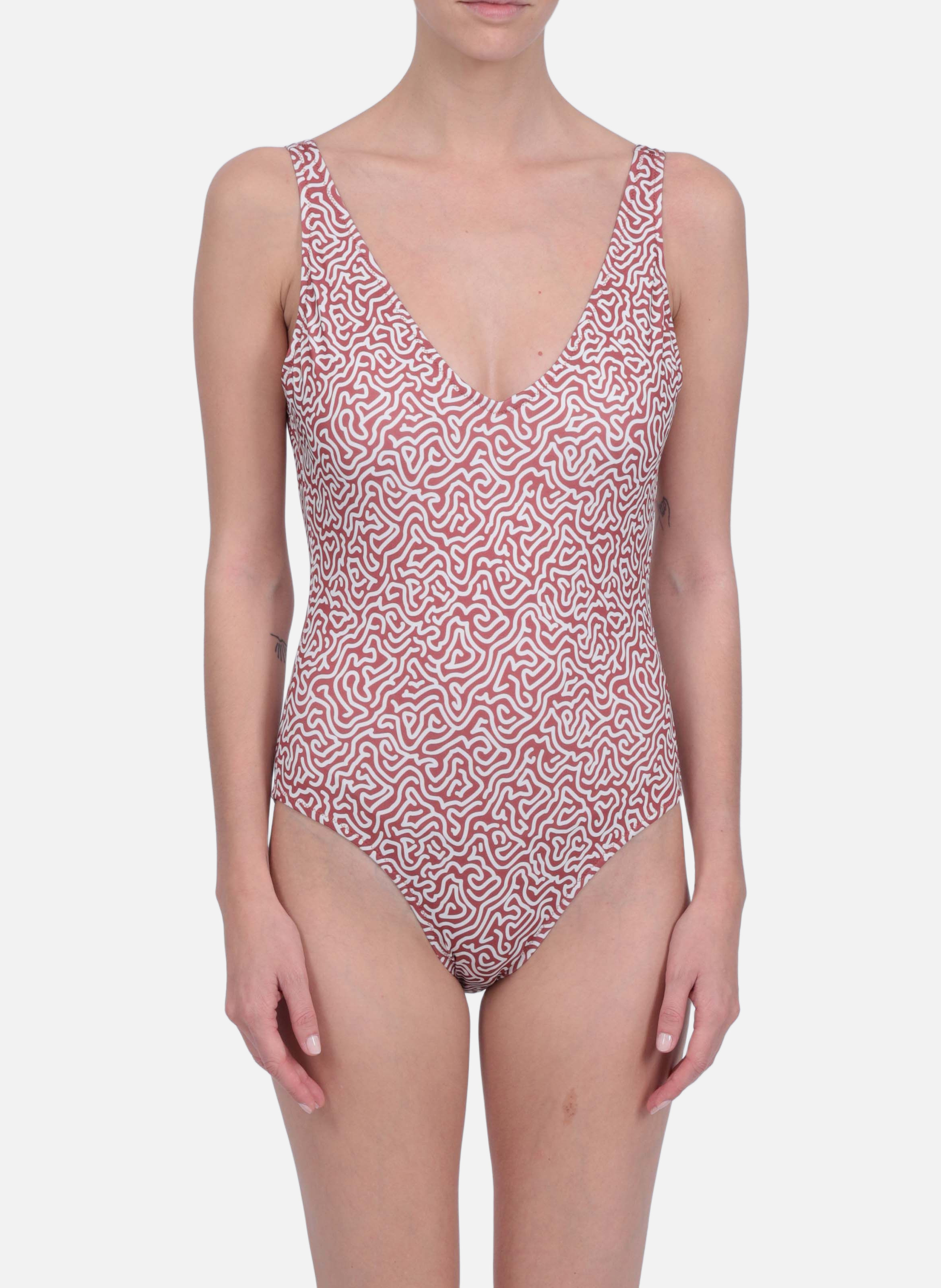 Maillot de bain une pièce   kalahari GILI'S Marron