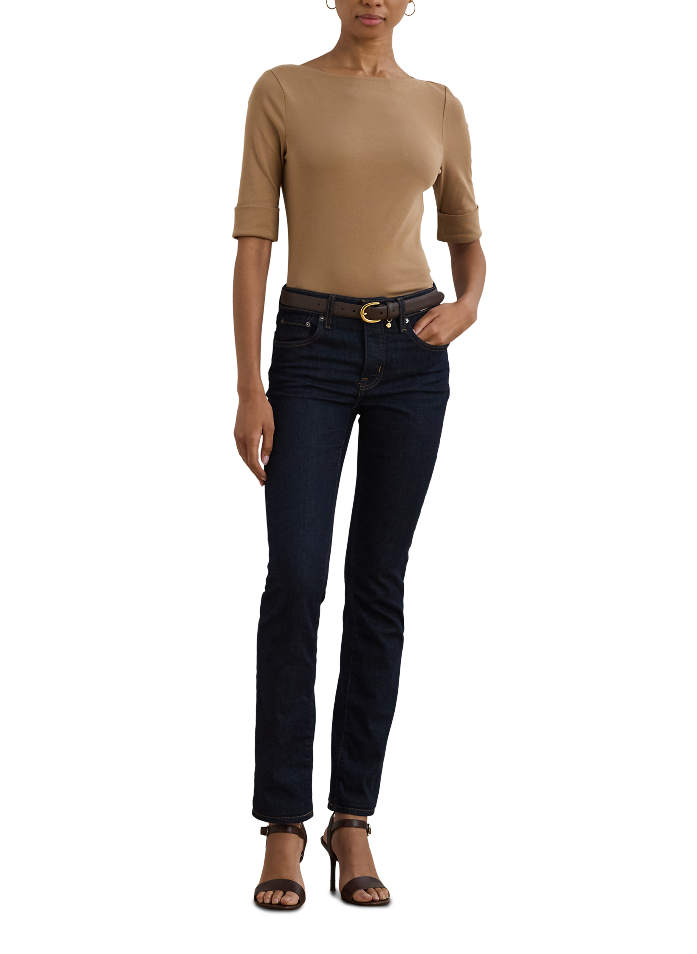 T-shirt LAUREN Brown